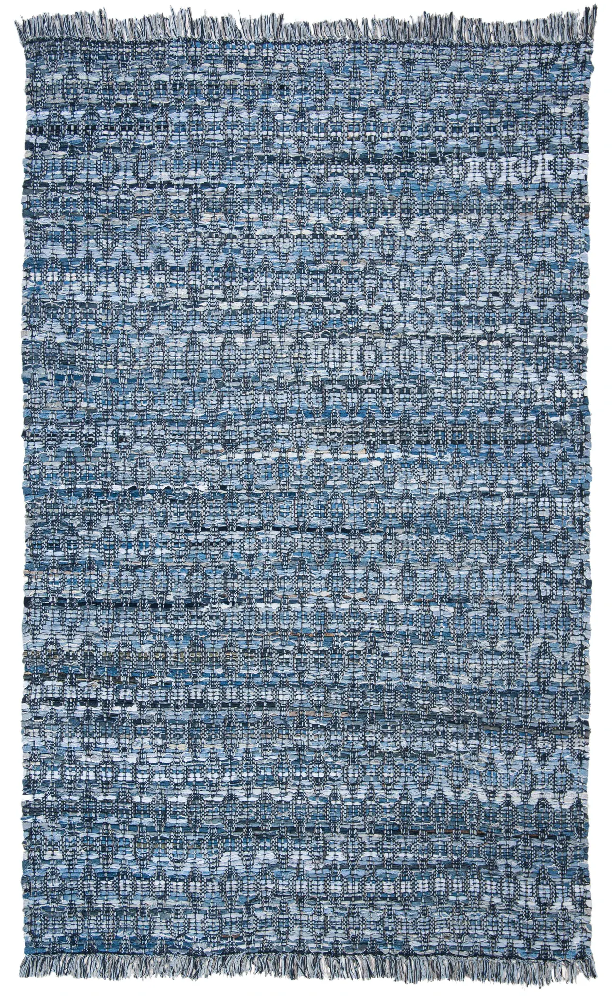 Montauk Stripe Hand-Woven Cotton Rug