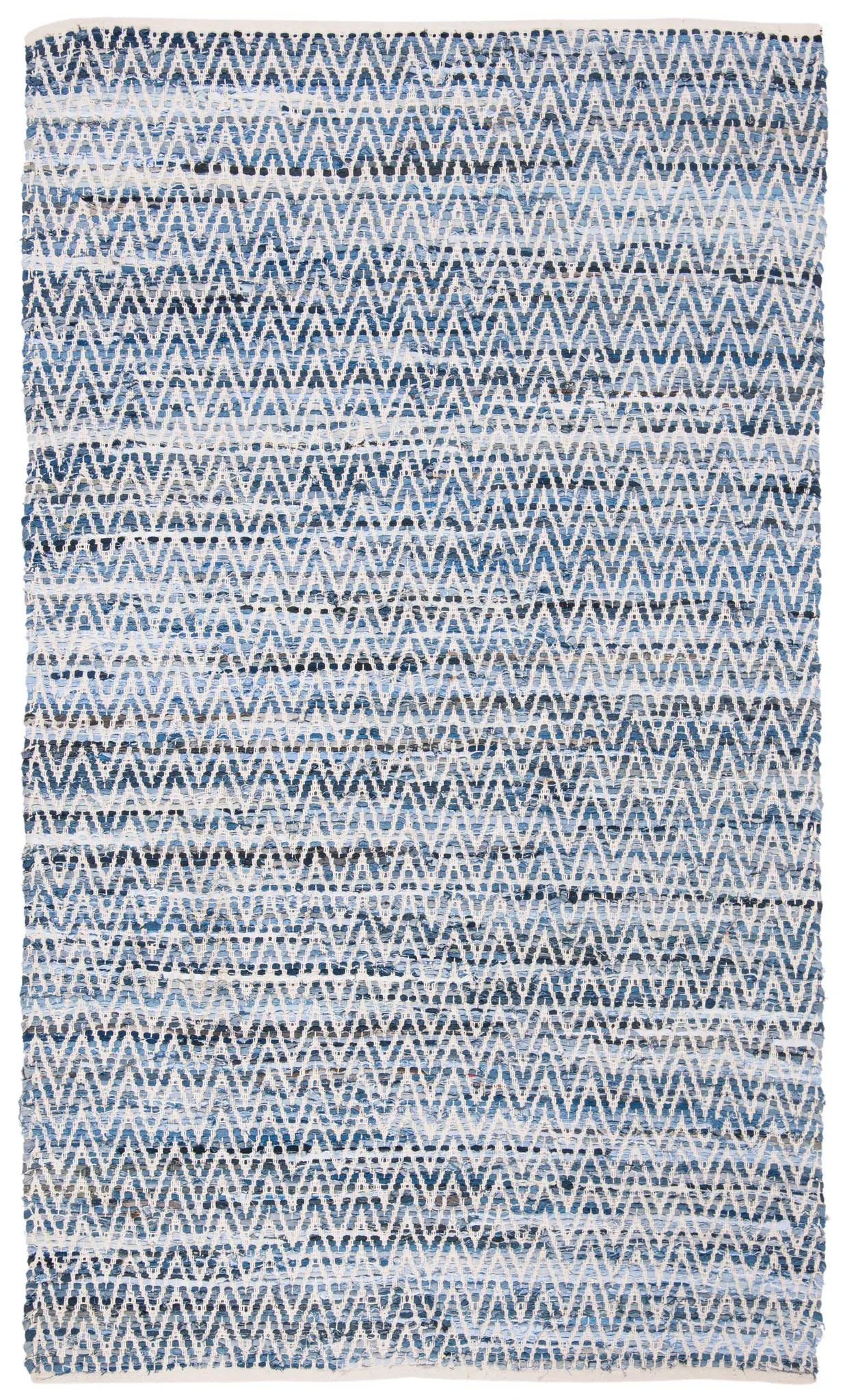 Montauk Woven Chevron Hand-Woven Cotton Rug
