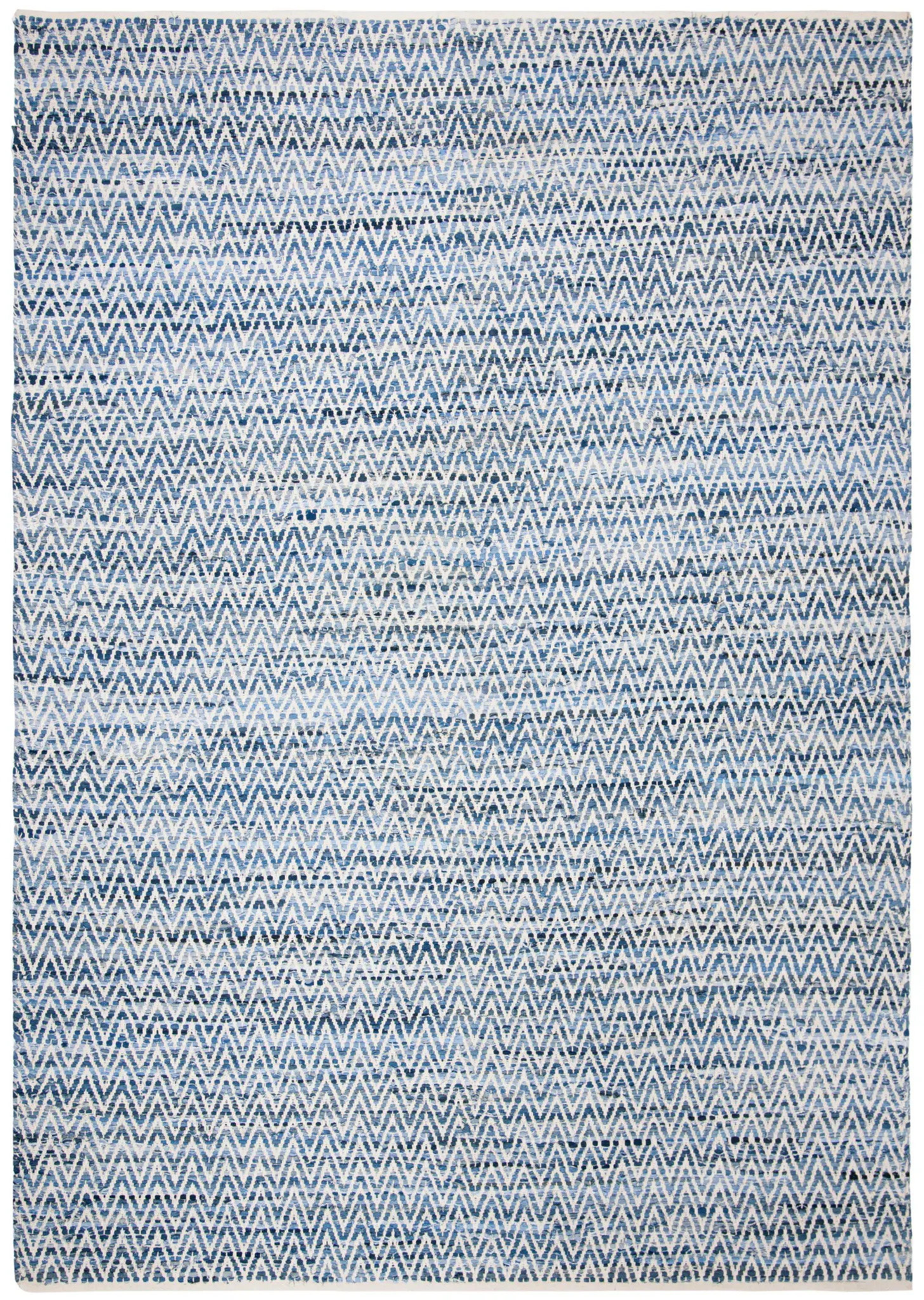 Montauk Woven Chevron Hand-Woven Cotton Rug