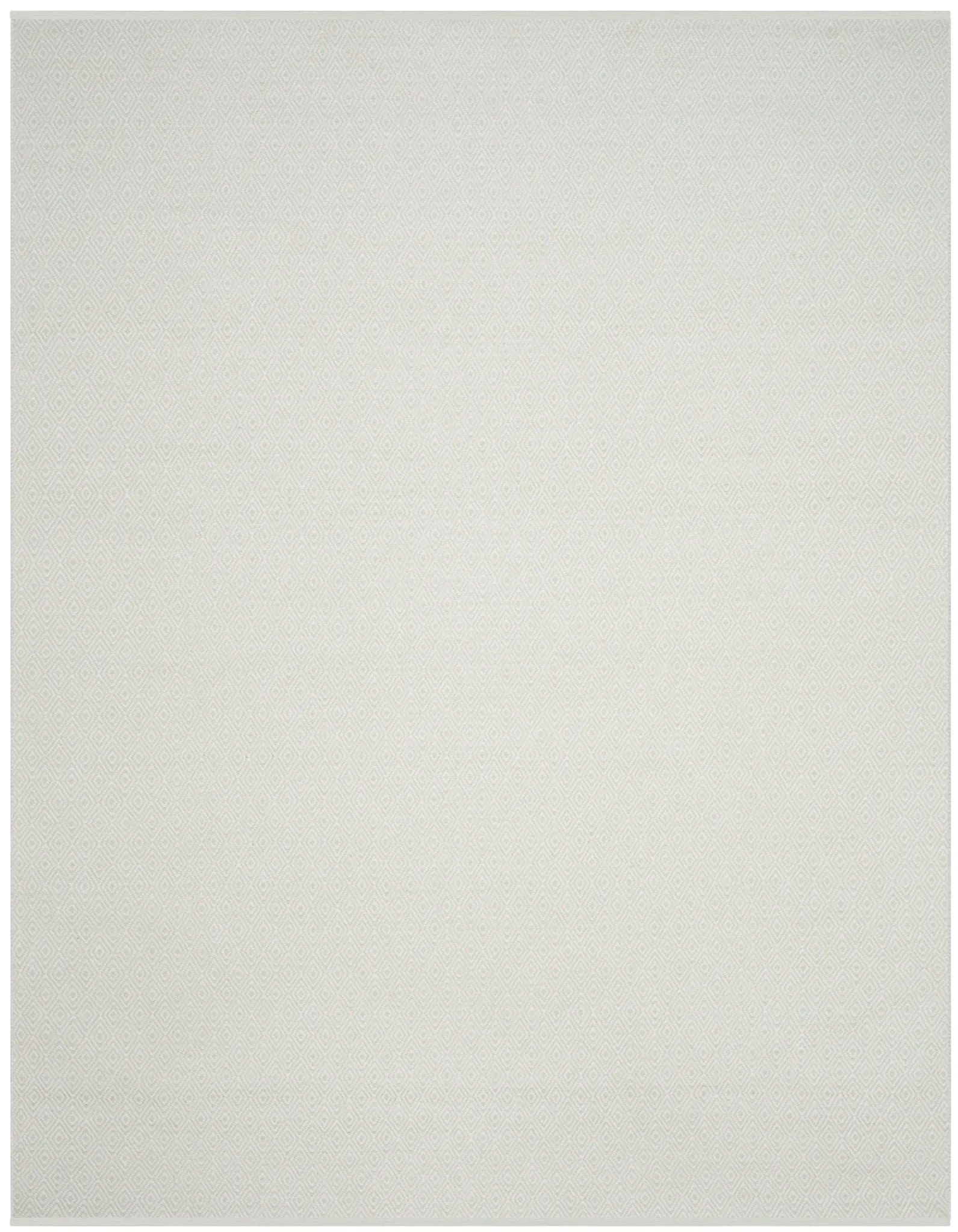 Montauk Diamond Grid Hand-Woven Cotton Rug