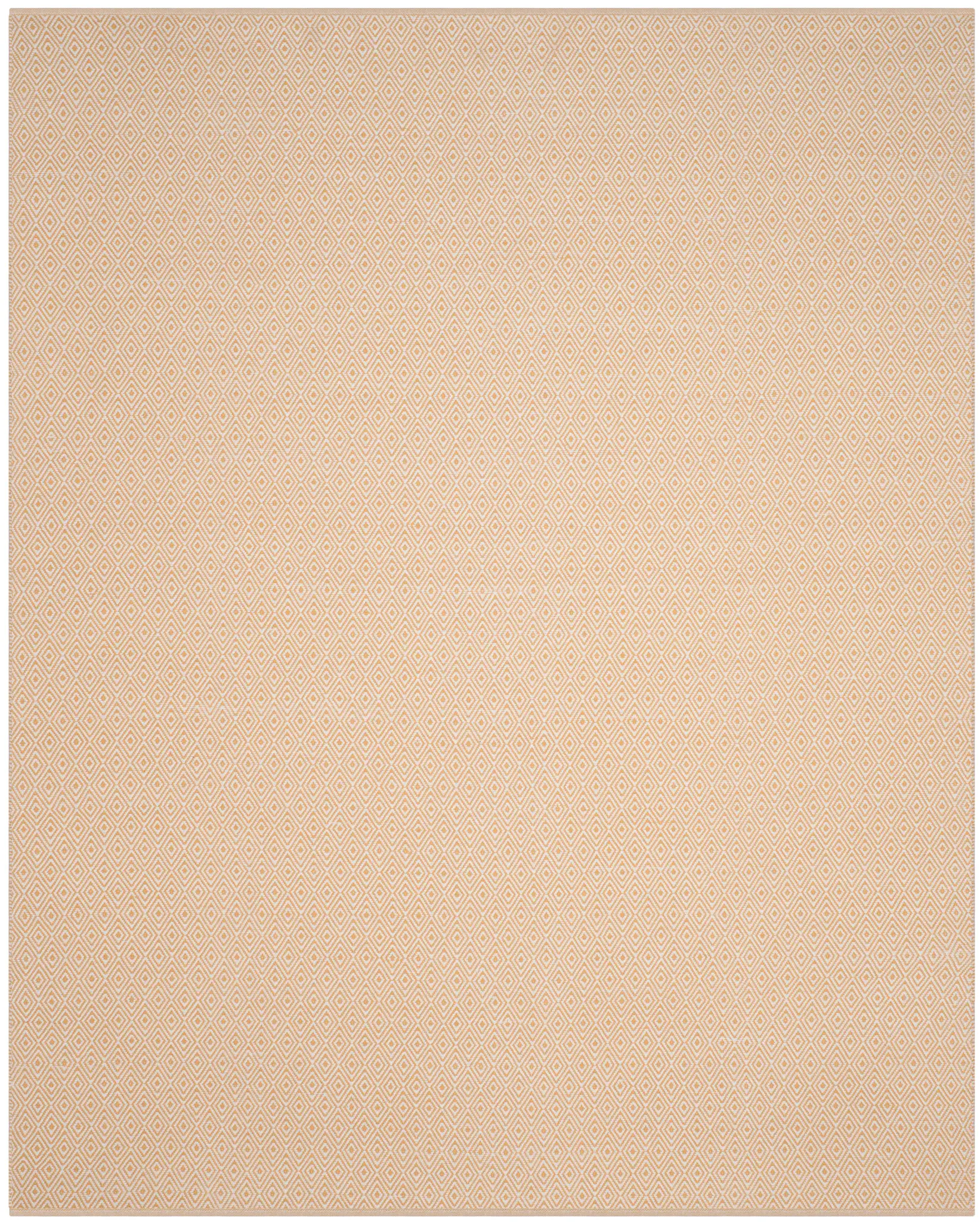 Montauk Diamond Grid Hand-Woven Cotton Rug
