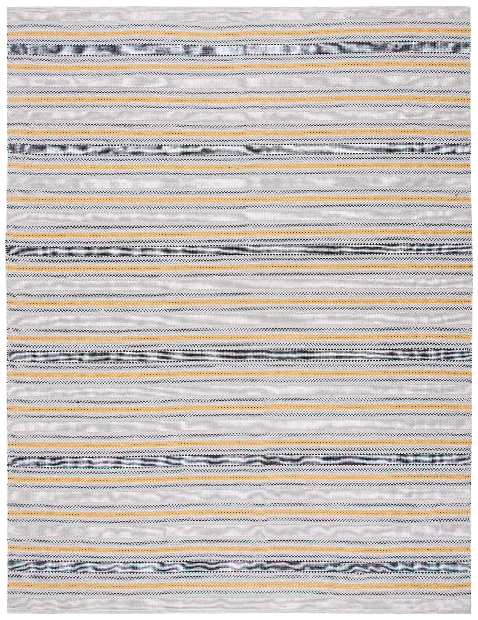 Montauk Pinstripe Hand-Woven Cotton Rug