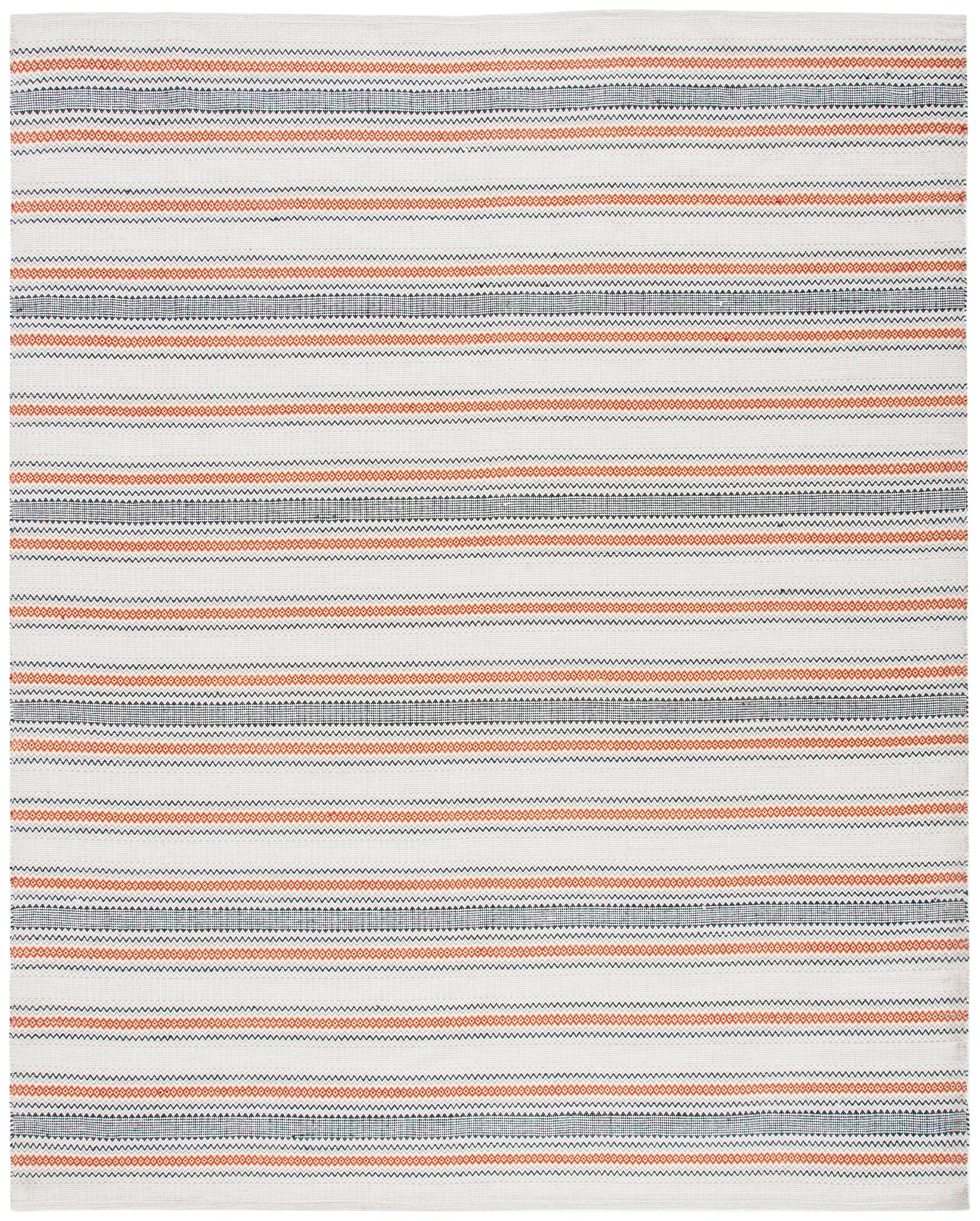 Montauk Pinstripe Hand-Woven Cotton Rug