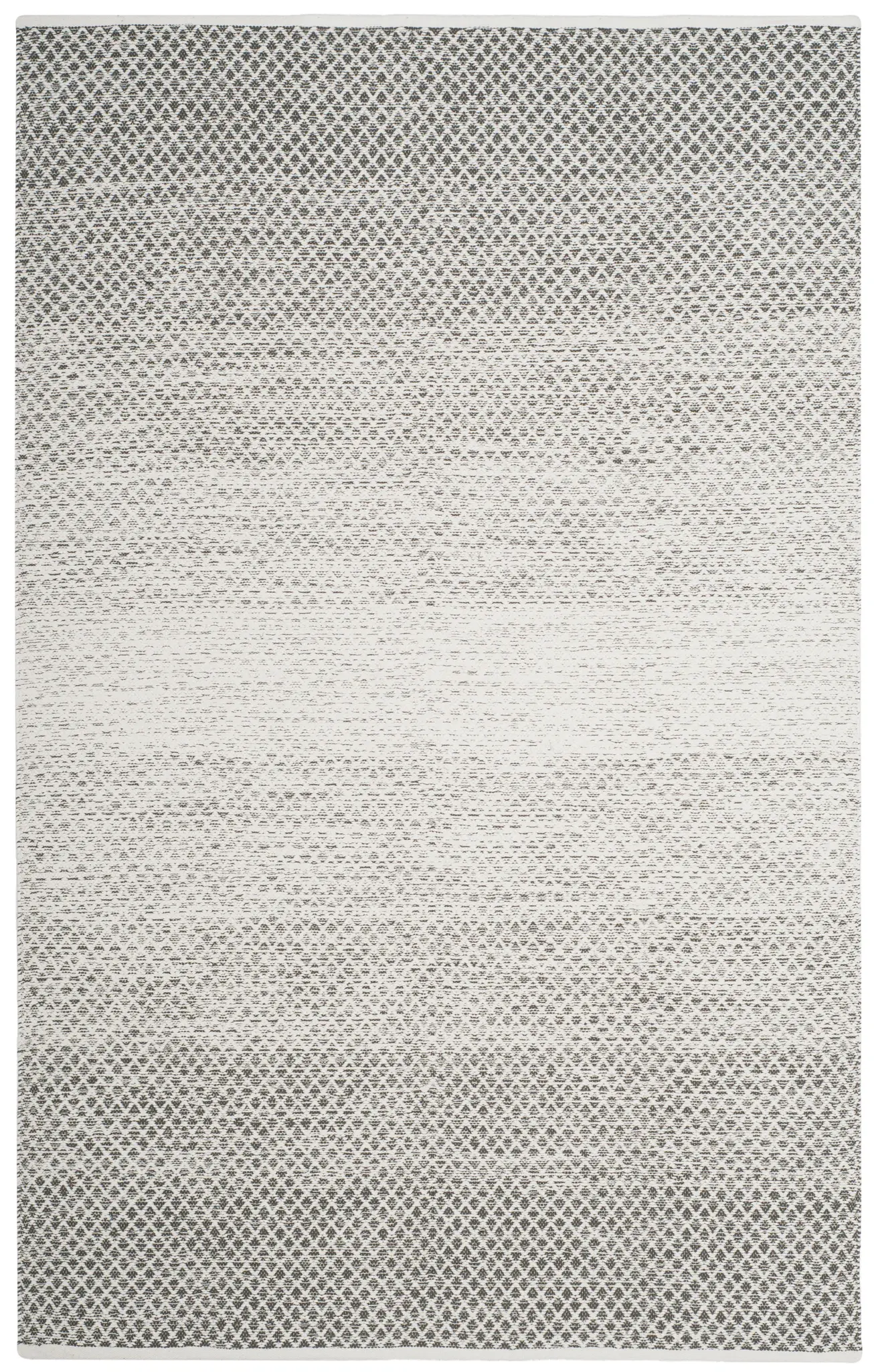 Montauk Small Diamond Hand-Woven Cotton Rug