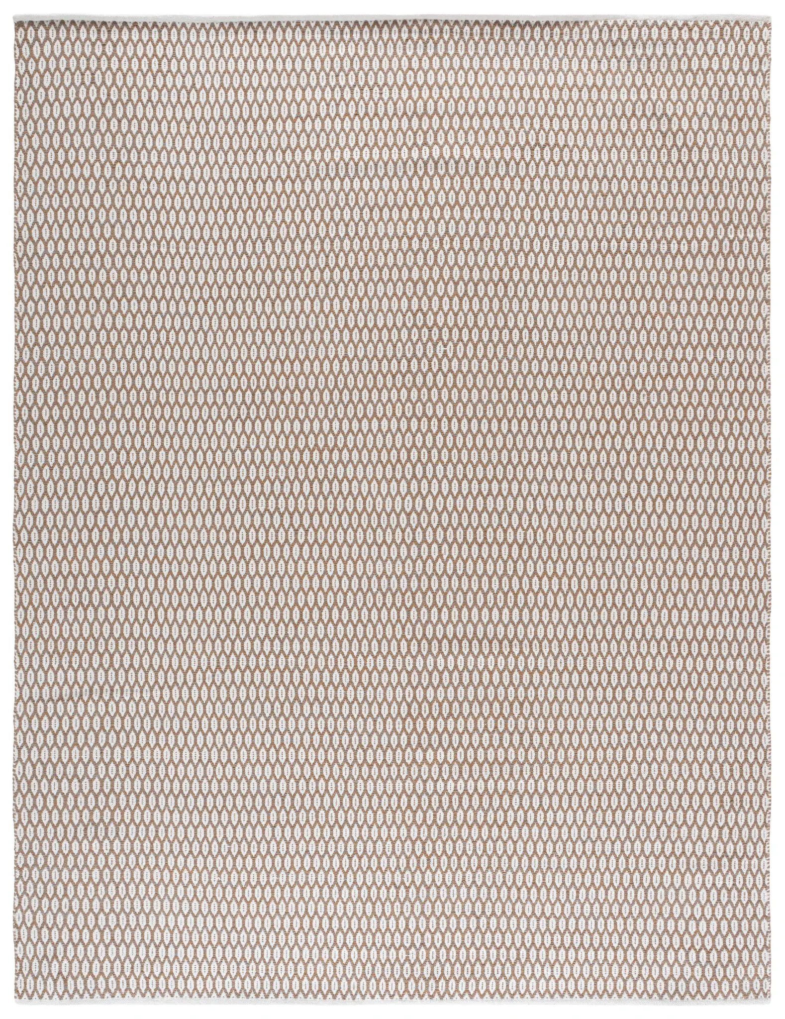 Montauk Diamond Lattice Hand-Woven Cotton Rug