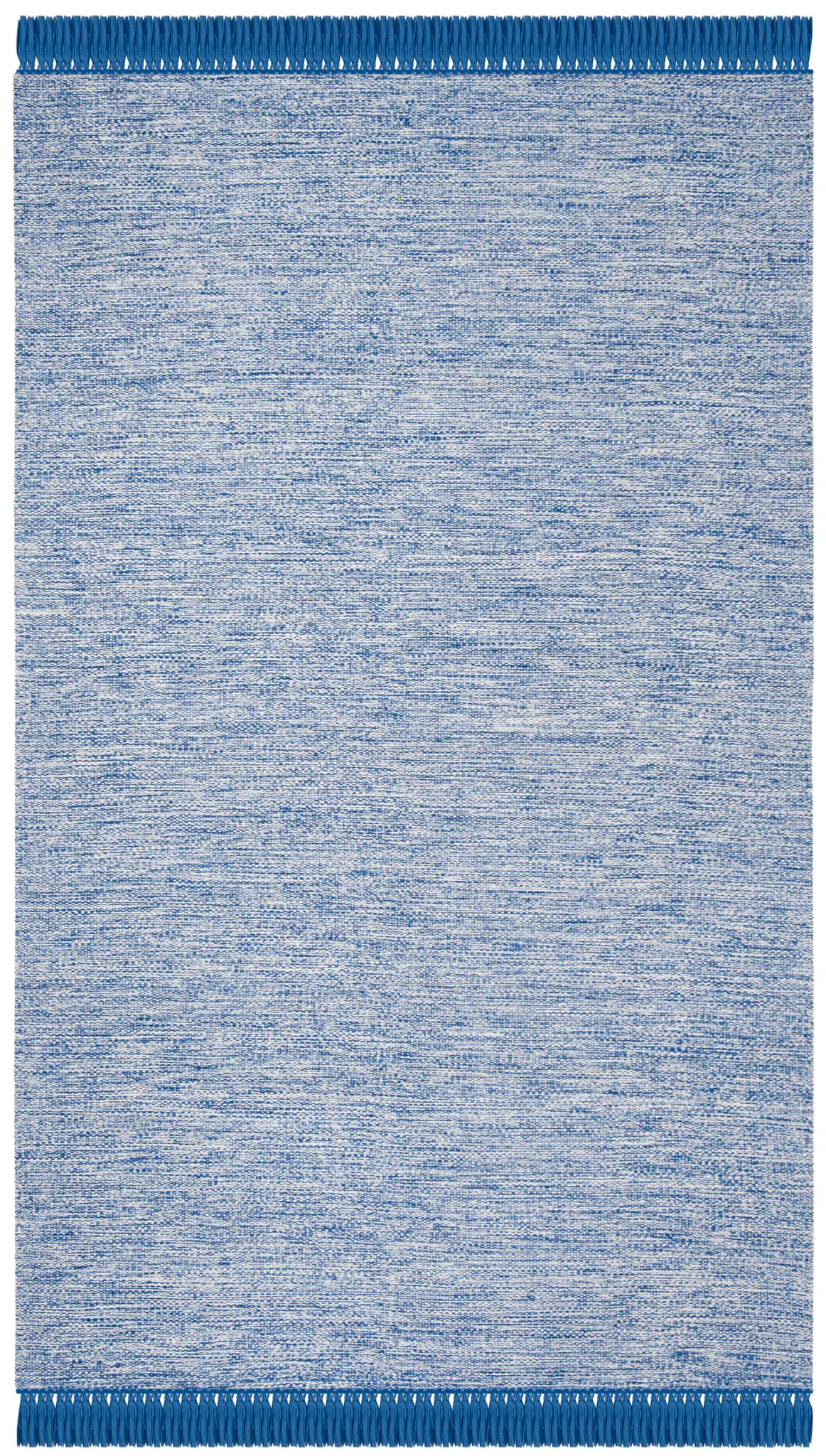 Montauk Heathered Fringed Hand-Woven Cotton Rug