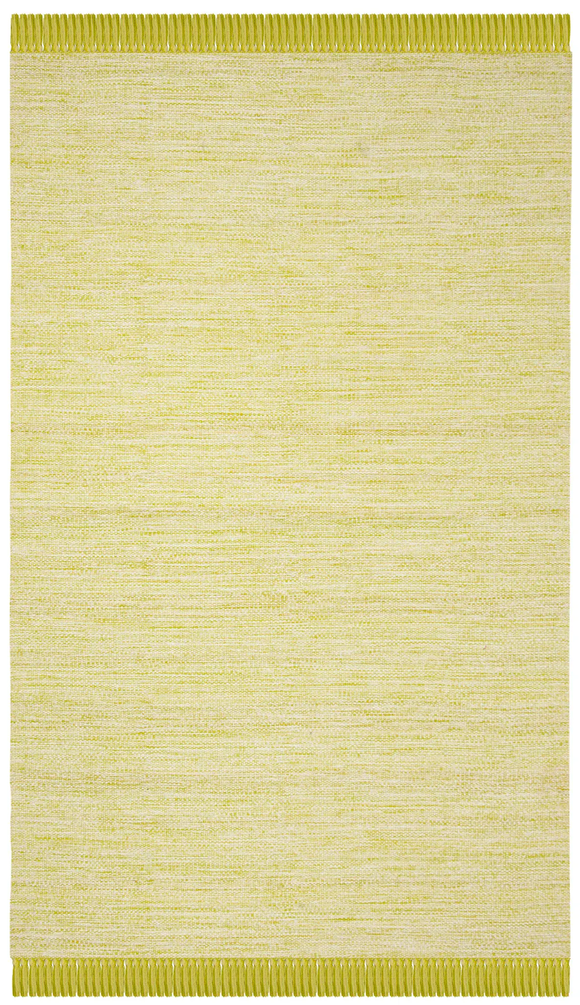 Montauk Heathered Fringed Hand-Woven Cotton Rug