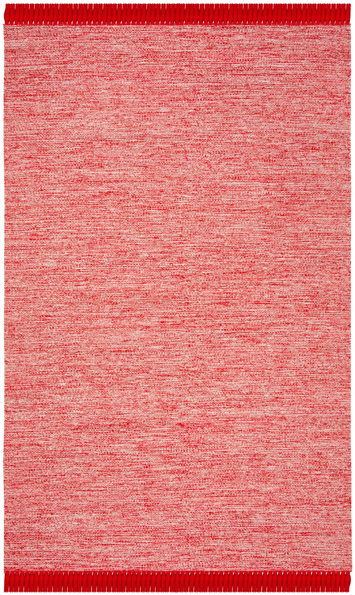 Montauk Heathered Fringed Hand-Woven Cotton Rug