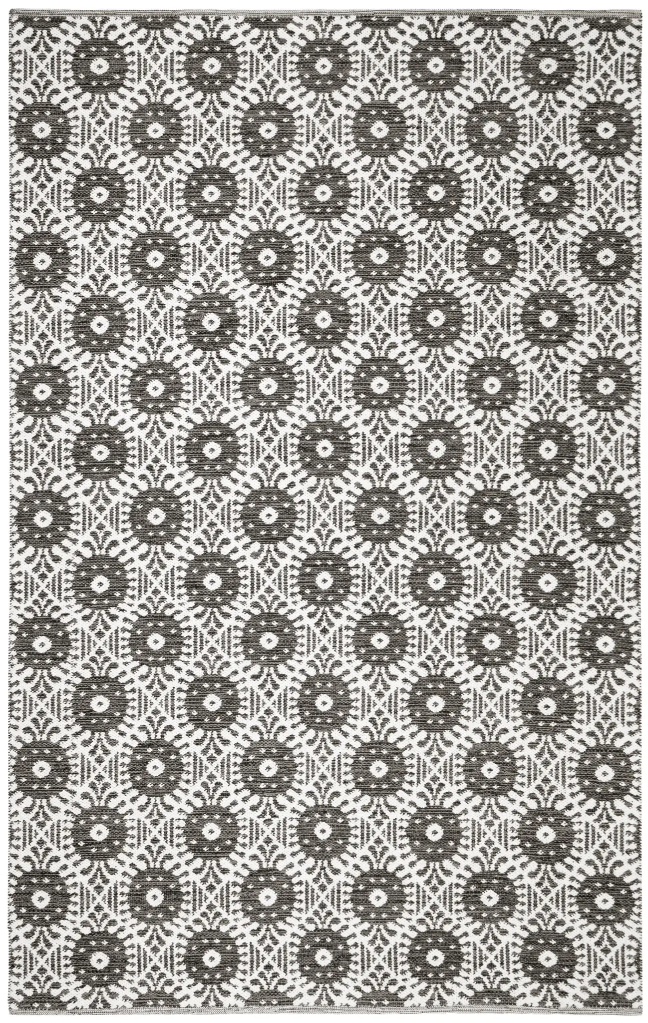 Montauk Medallion Lattice Hand-Woven Rug