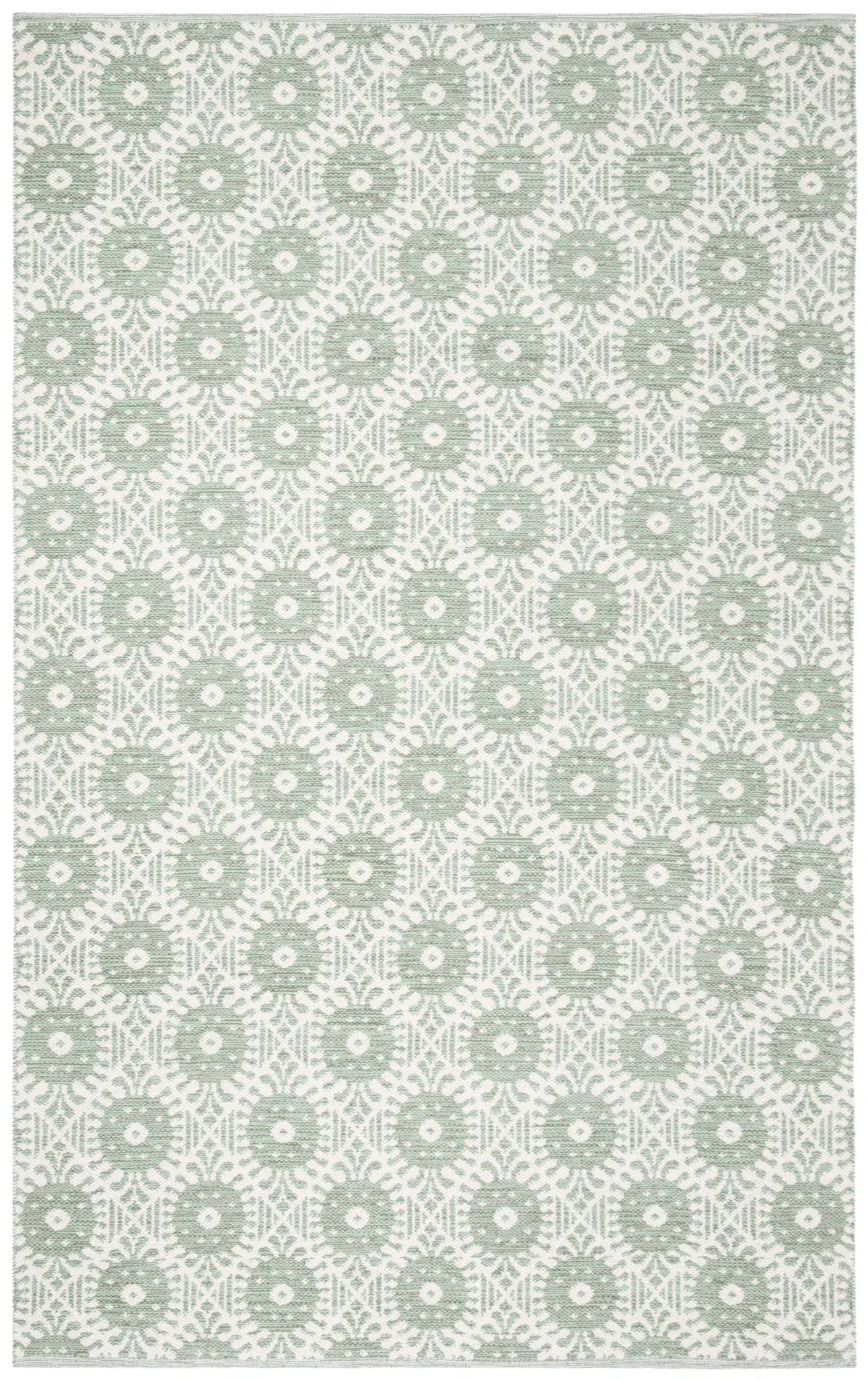 Montauk Medallion Lattice Hand-Woven Rug