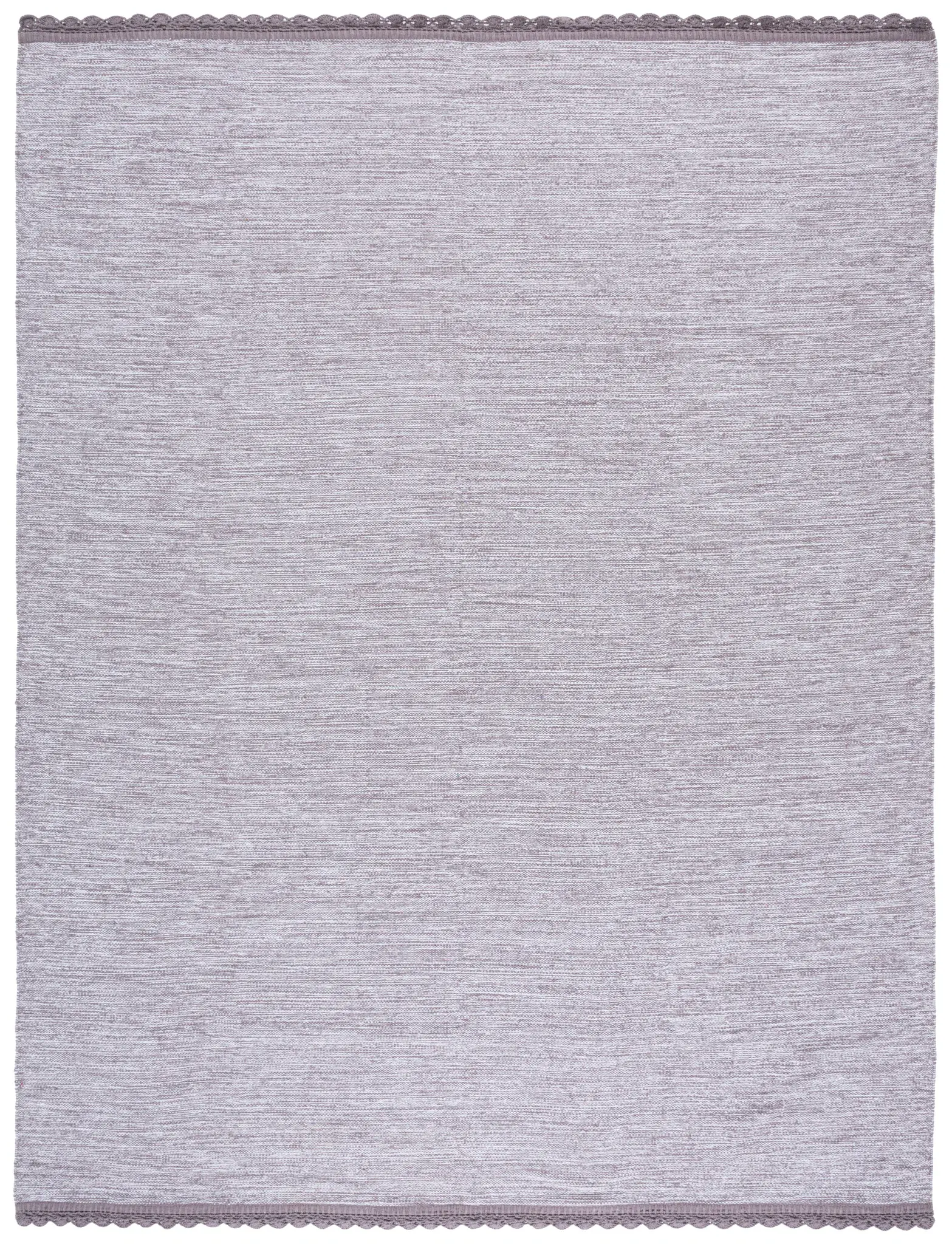 Montauk Scalloped Border Hand-Woven Cotton Rug