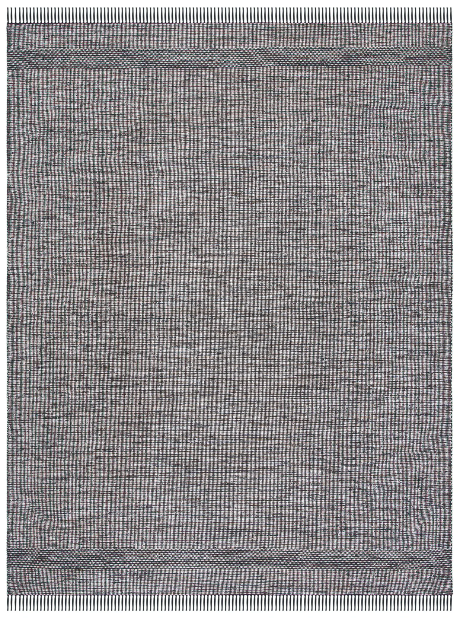 Montauk Fringed Solid Hand-Woven Cotton Rug