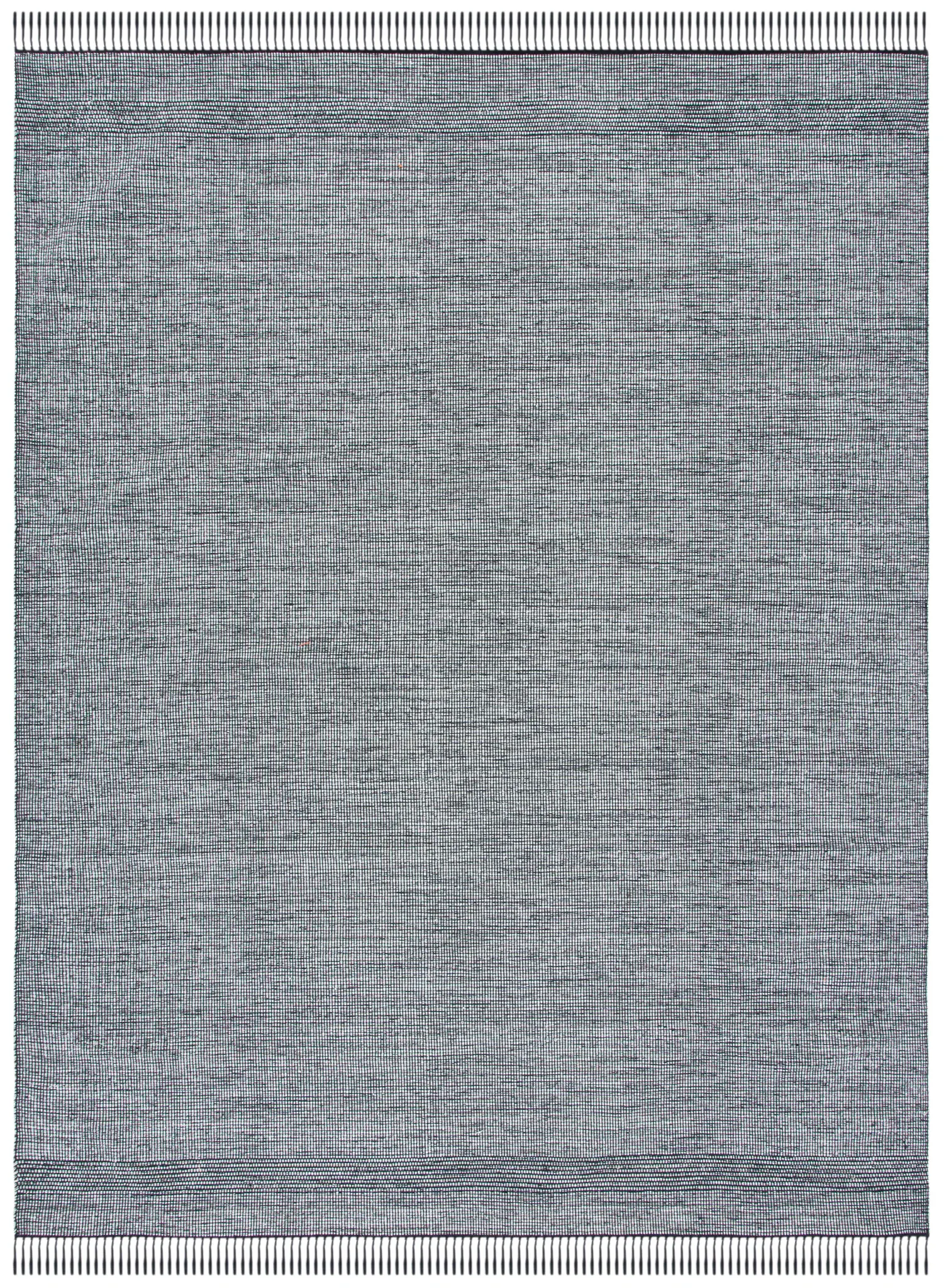 Montauk Fringed Solid Hand-Woven Cotton Rug