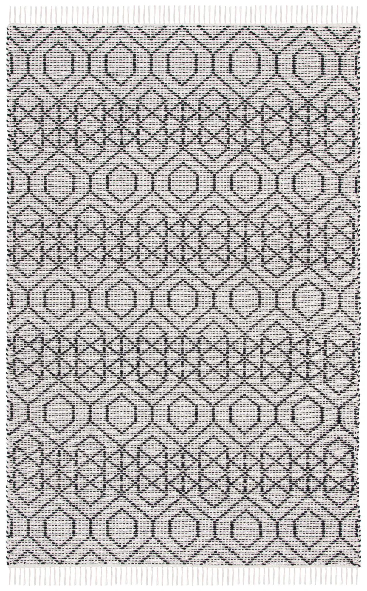 Montauk Diamond And Hexagon Hand-Loomed Cotton Rug