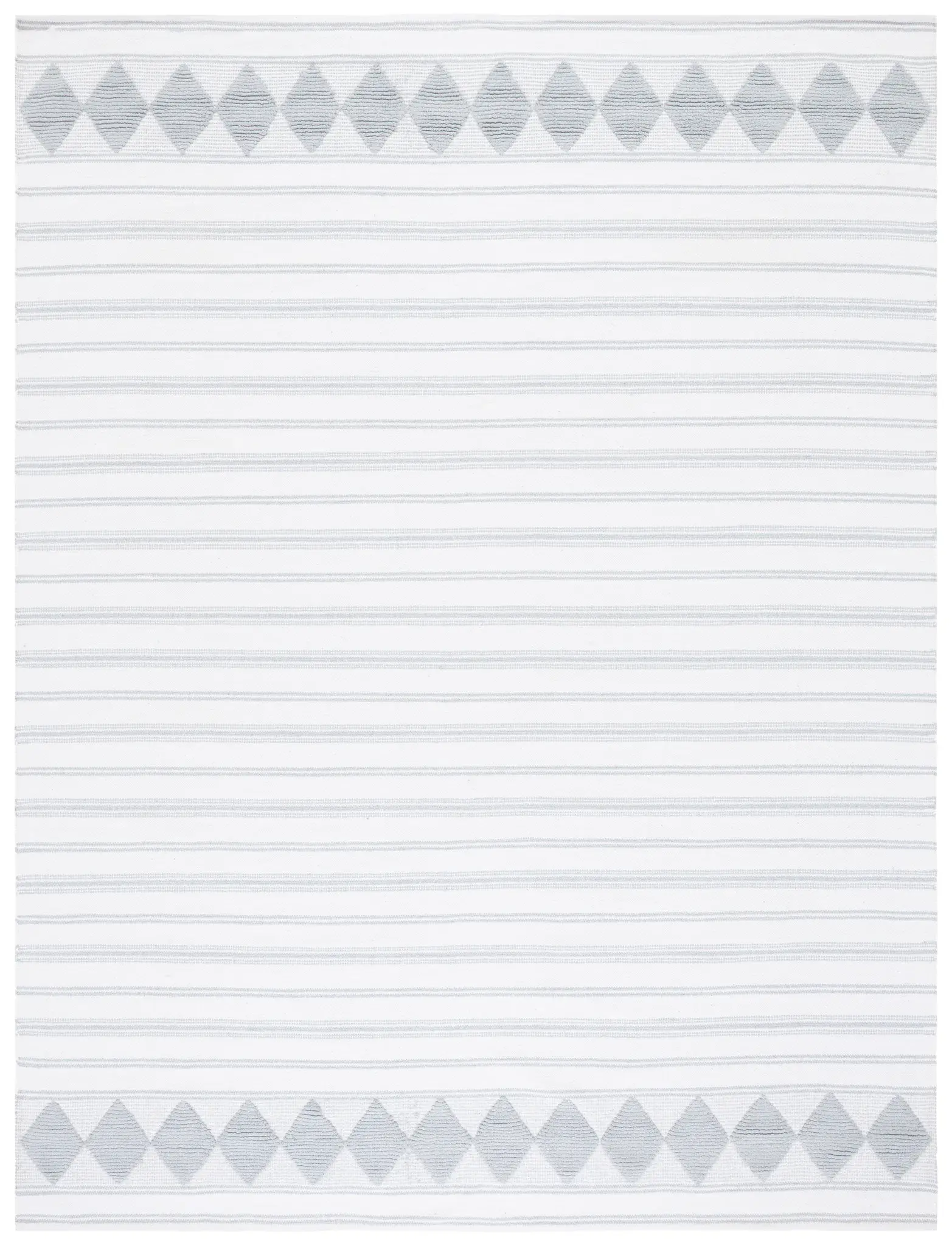 Montauk Striped Diamond Flatweave Cotton Rug