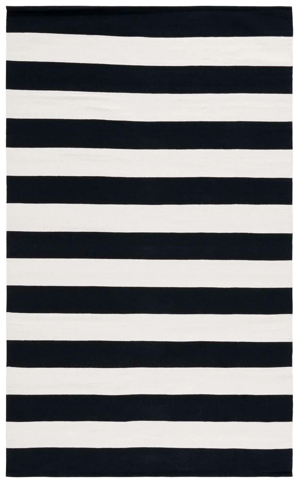 Montauk Striped Hand-Woven Cotton Rug