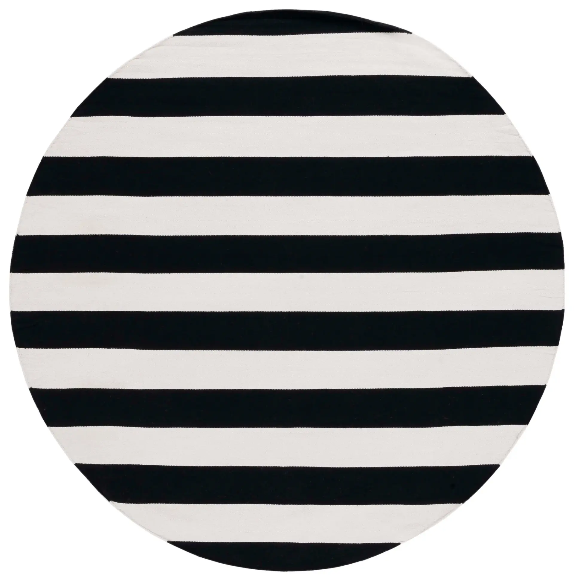 Montauk Striped Hand-Woven Cotton Rug