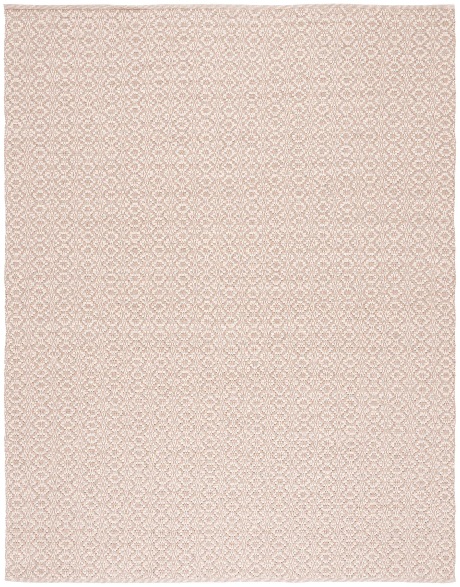 Montauk Diamond Trellis Hand-Woven Cotton Rug