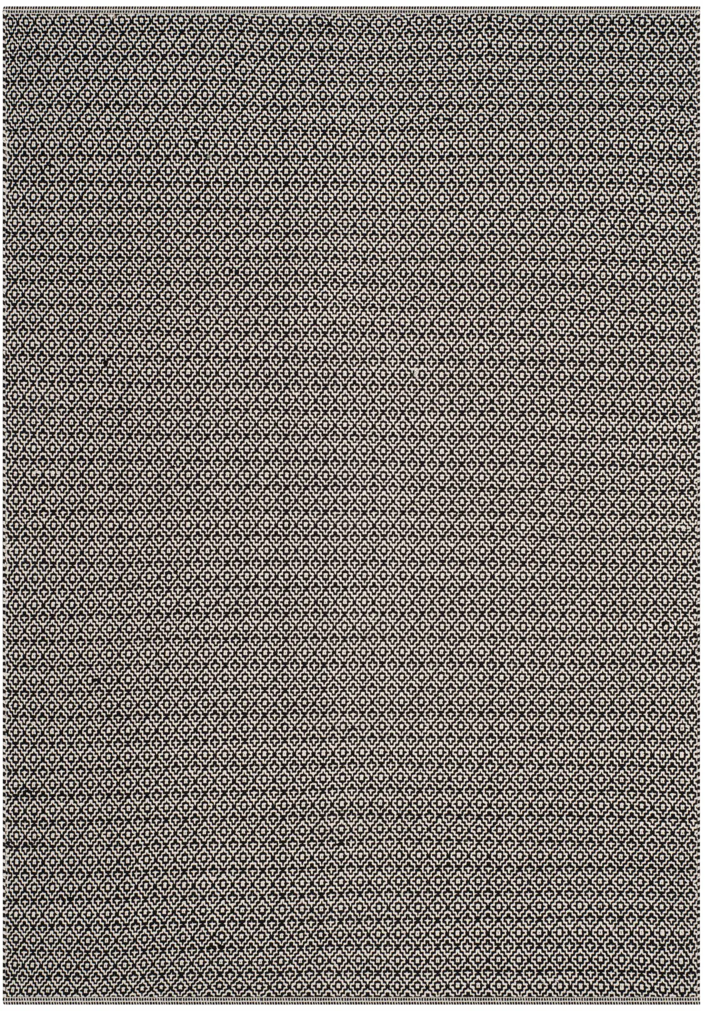 Montauk Micro Diamond Hand-Woven Cotton Rug