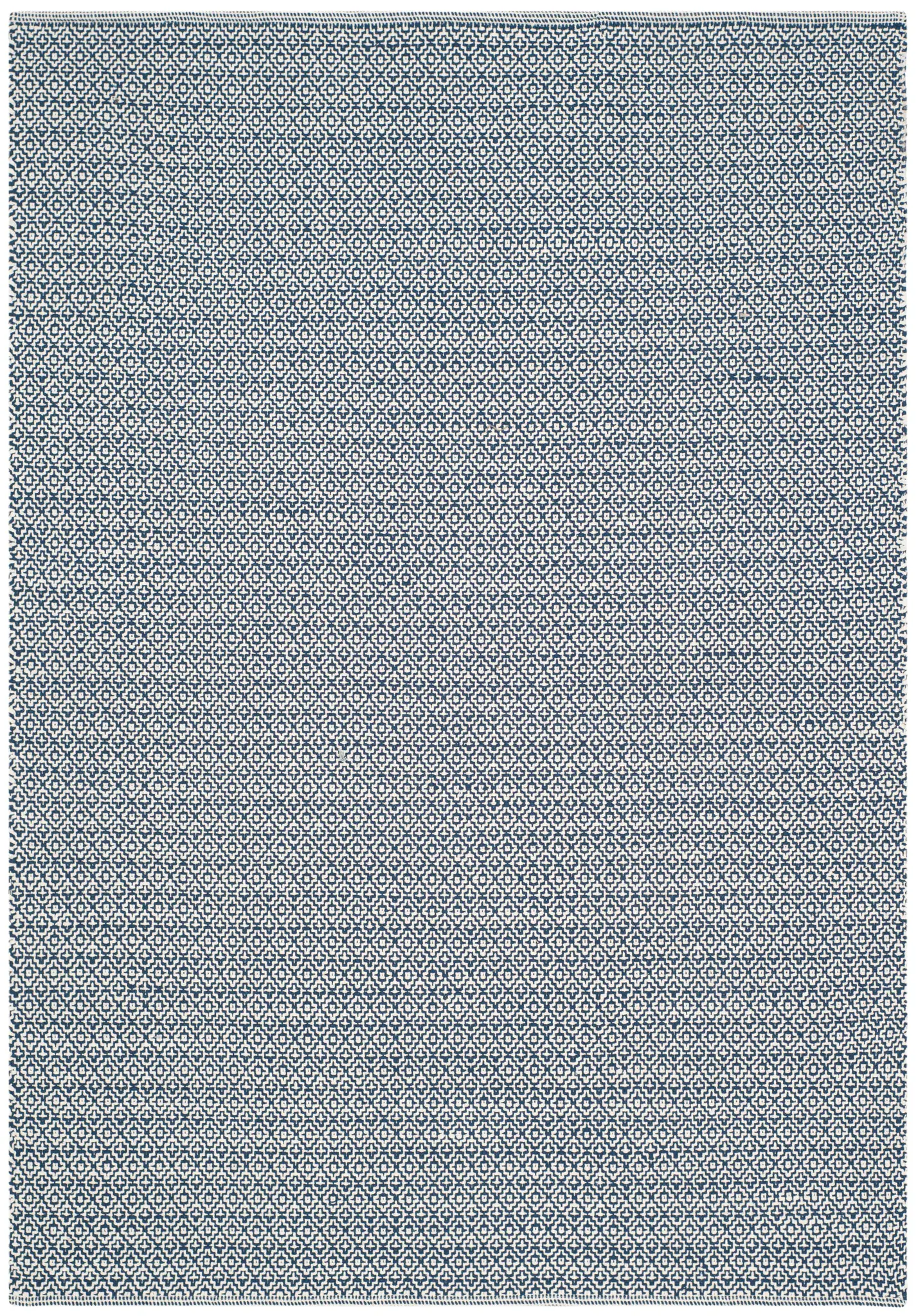 Montauk Micro Diamond Hand-Woven Cotton Rug