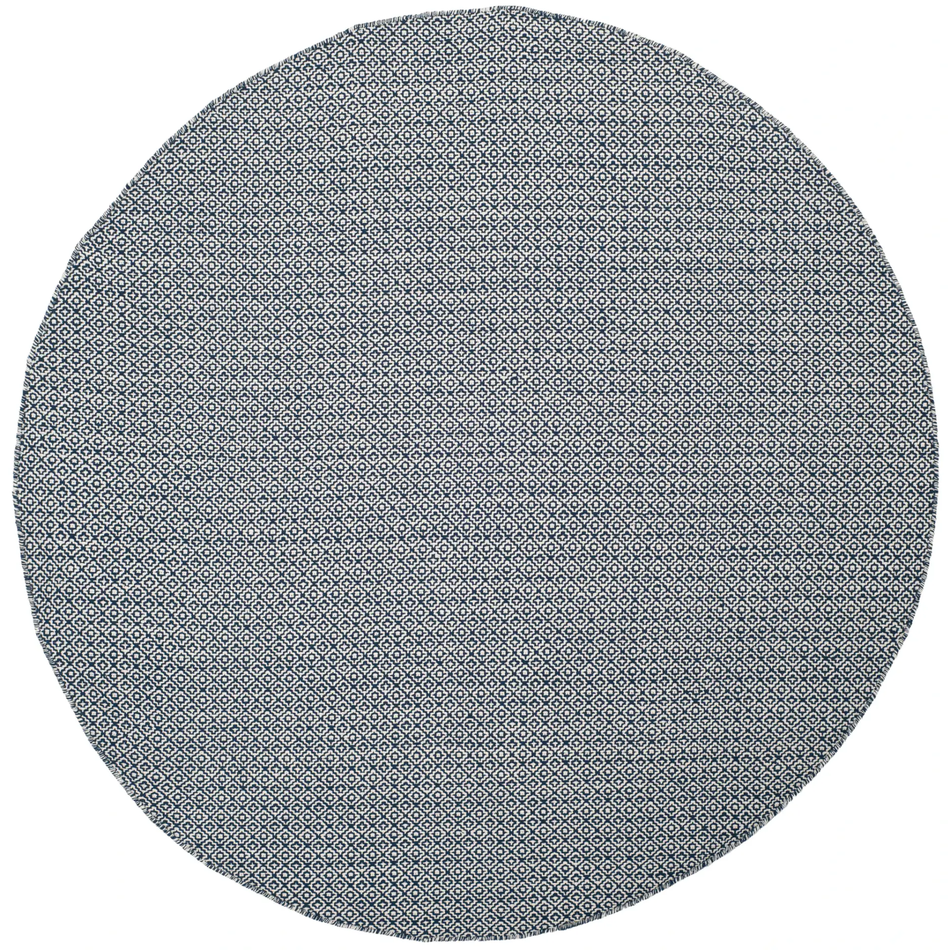 Montauk Micro Diamond Hand-Woven Cotton Rug