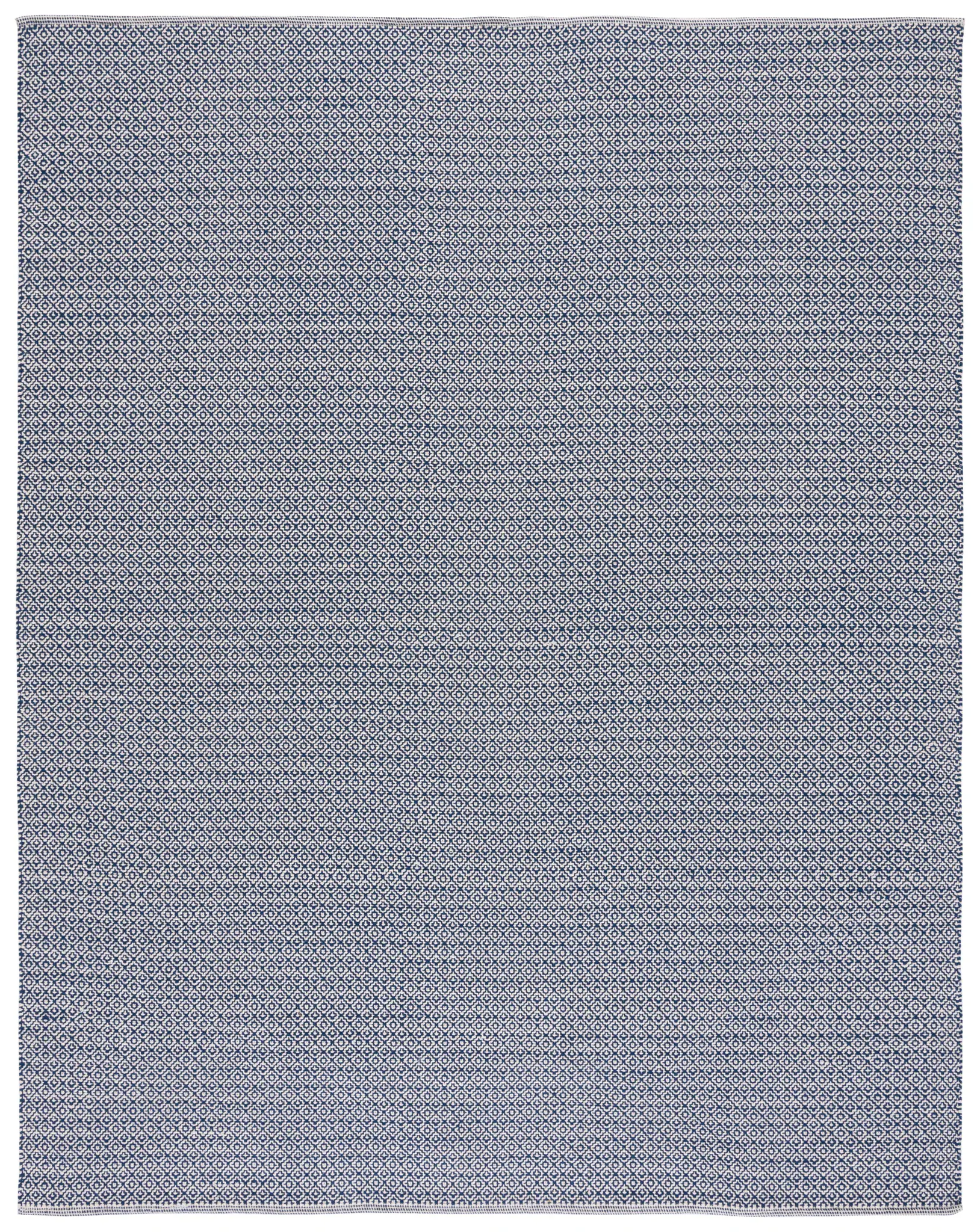 Montauk Micro Diamond Hand-Woven Cotton Rug