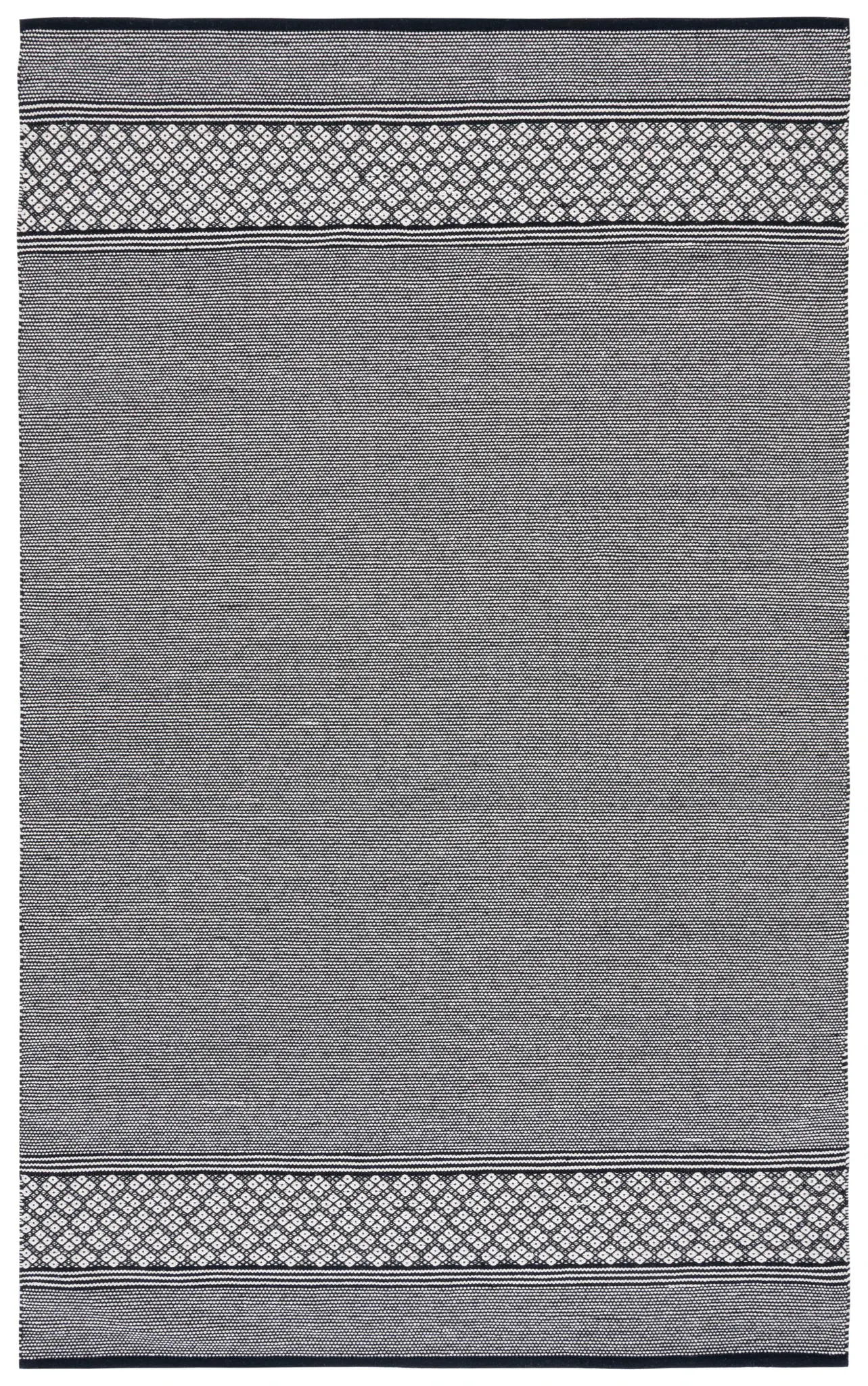 Montauk Diamond Border Flatweave Cotton Rug