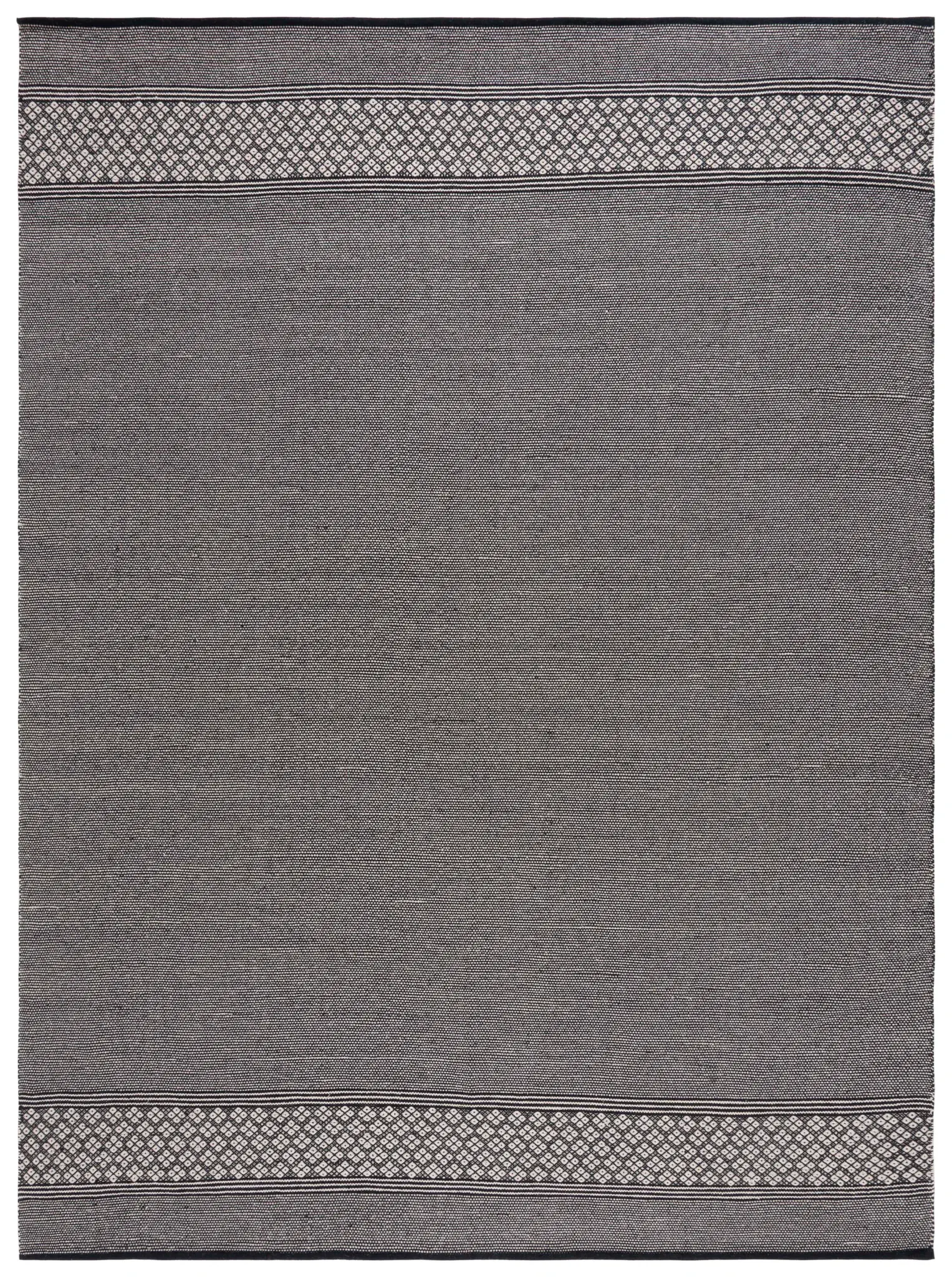 Montauk Diamond Border Flatweave Cotton Rug