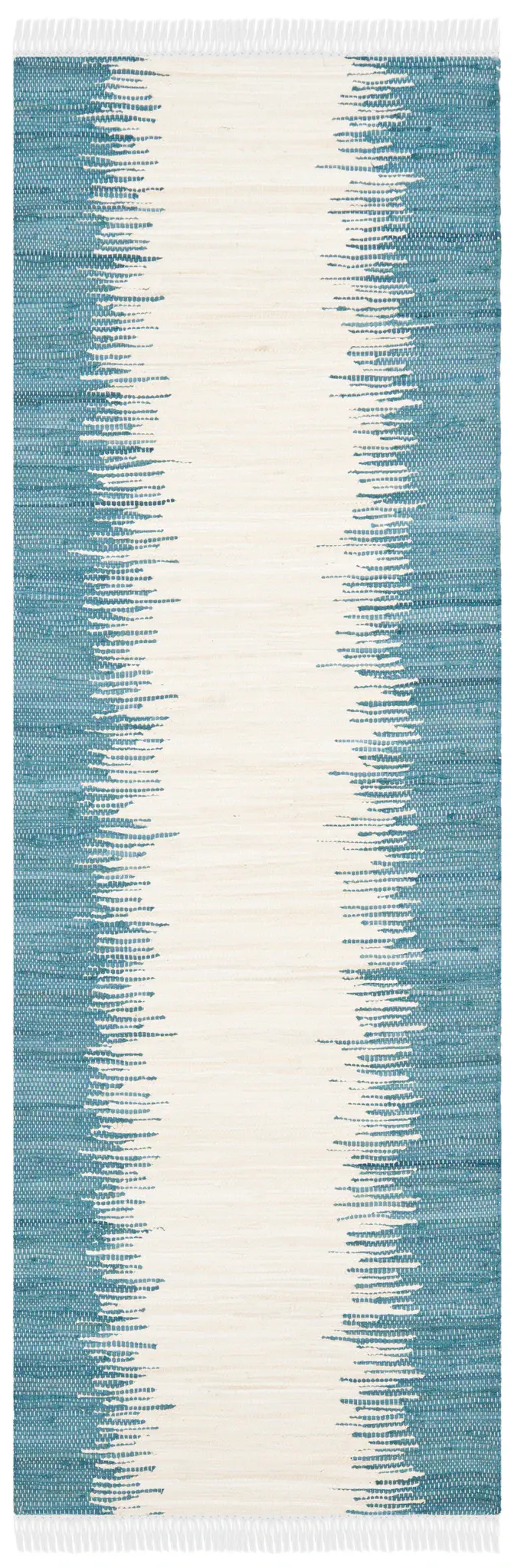 Montauk Vertical Stripe Hand-Woven Cotton Rug