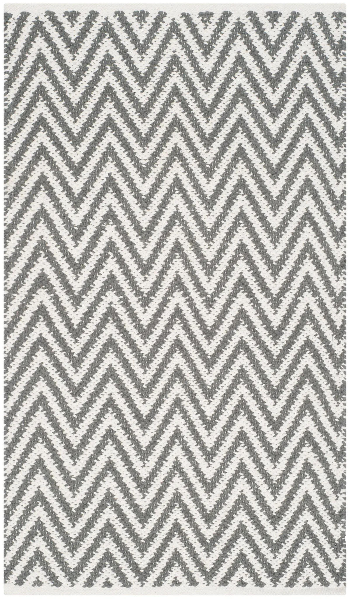 Montauk Chevron Hand-Woven Cotton Rug