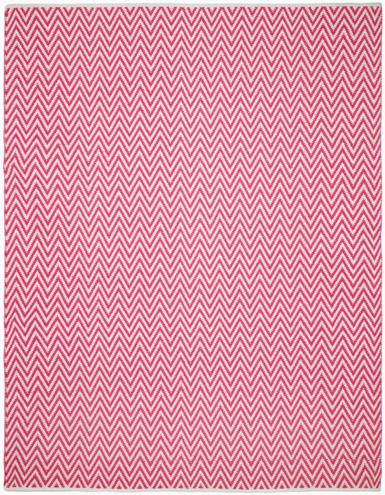 Montauk Chevron Hand-Woven Cotton Rug