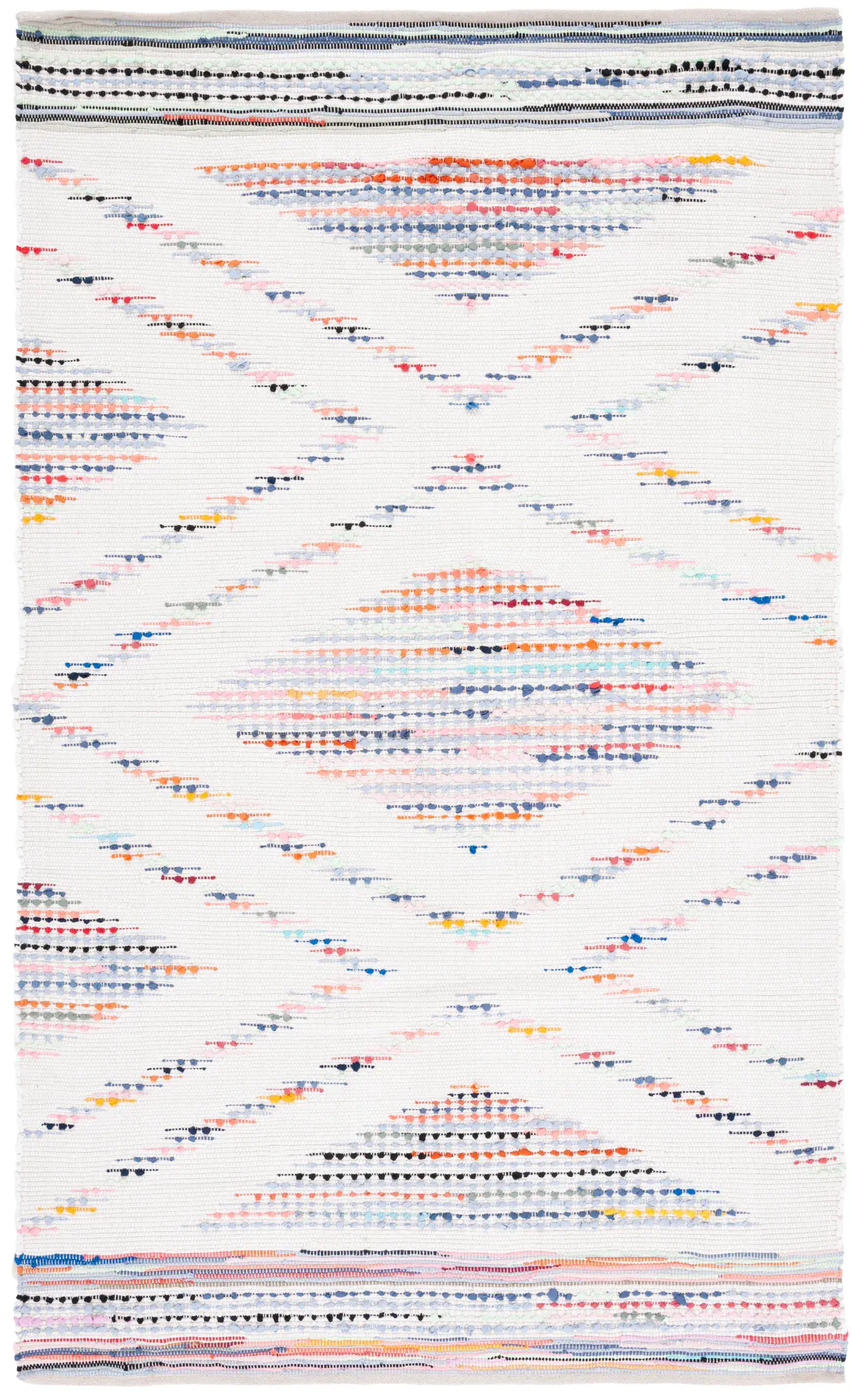 Montauk Dashed Diamond Flatweave Rug