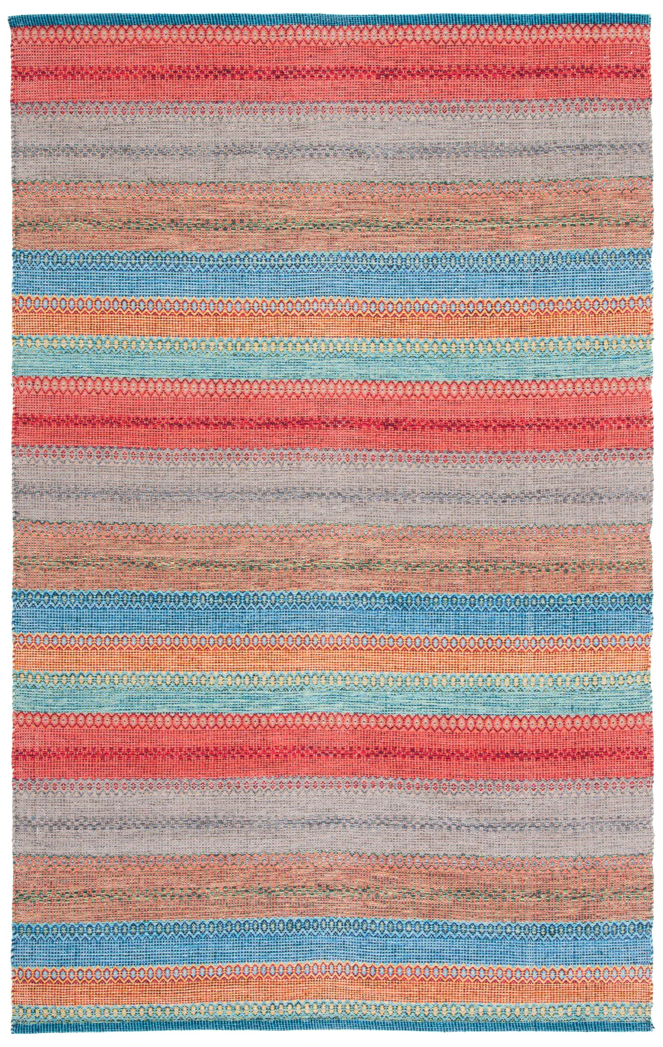 Montauk Striped Flatweave Cotton Rug