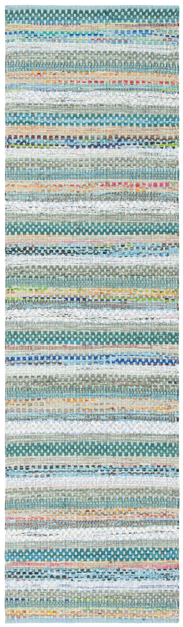 Montauk Variegated Stripe Hand-Woven Cotton Rug