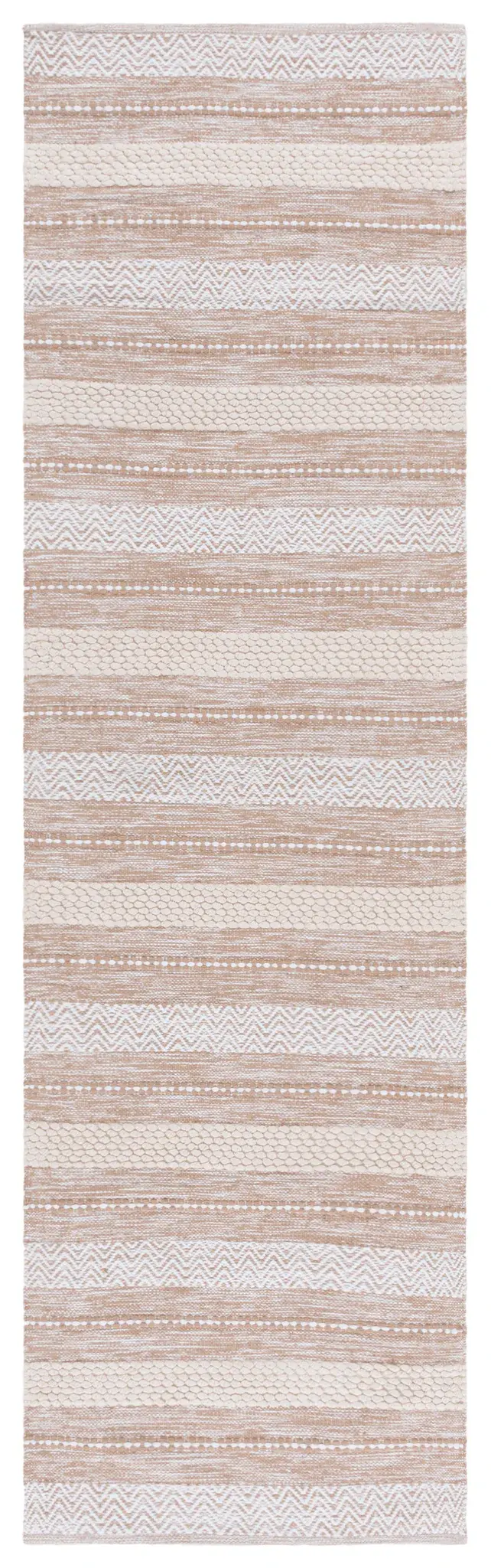Montauk Textured Stripe Hand-Loomed Cotton Rug