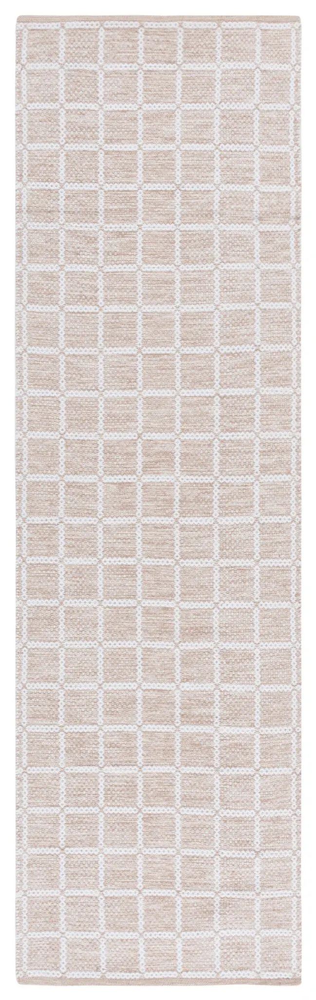 Montauk Waffle Grid Hand-Loomed Cotton Rug