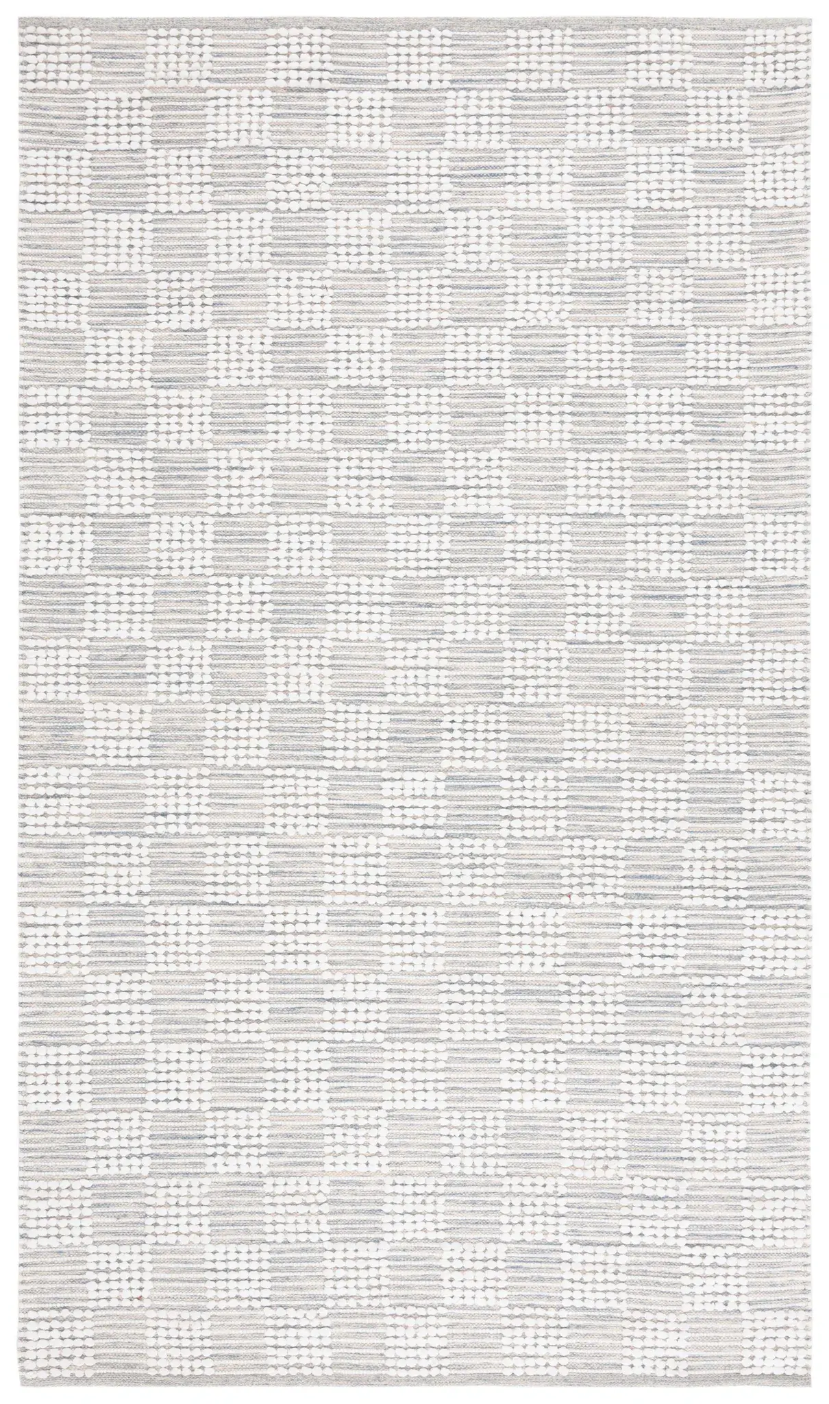 Montauk Checkered Hand-Loomed Cotton Rug