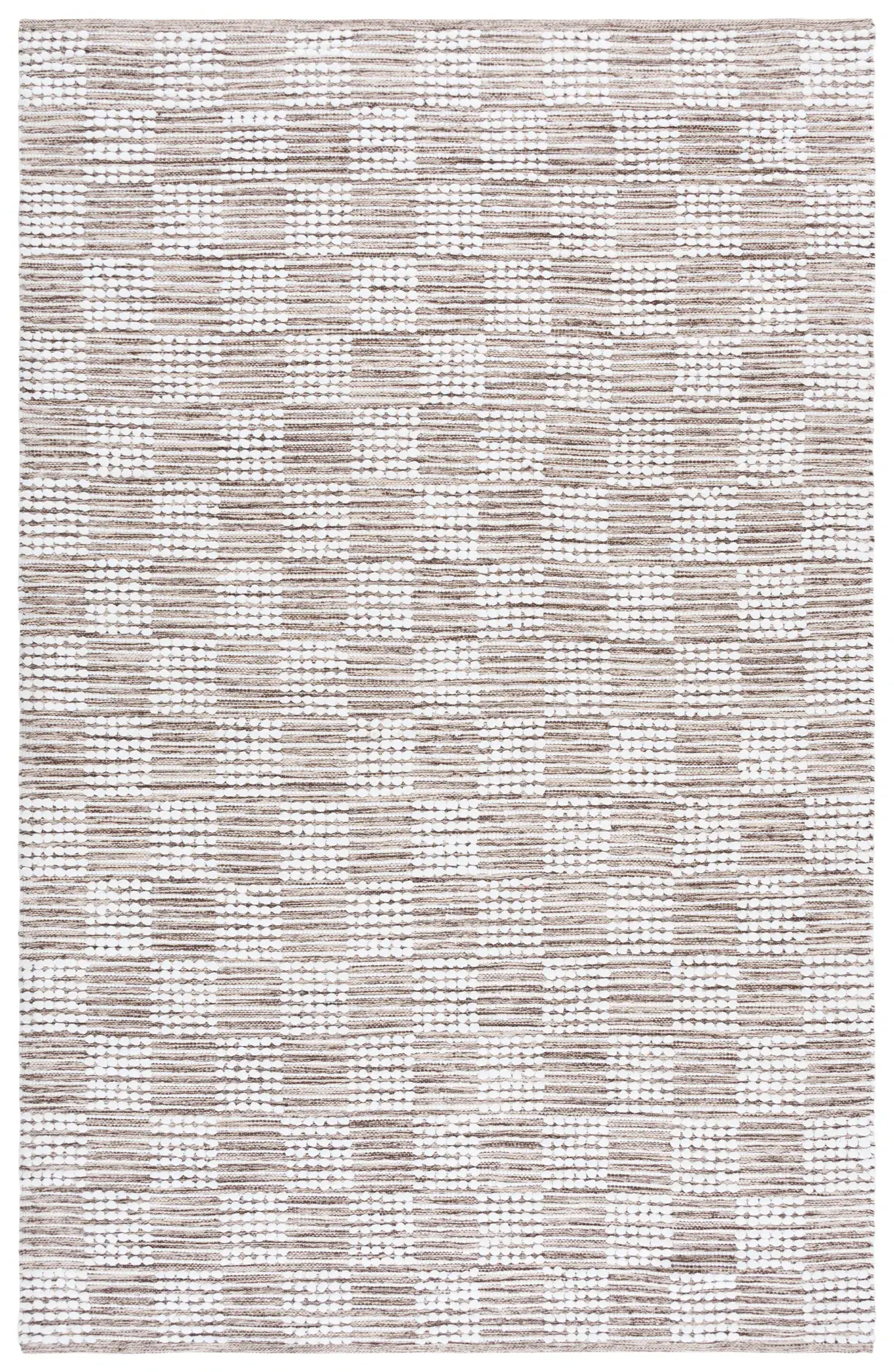 Montauk Checkered Hand-Loomed Cotton Rug