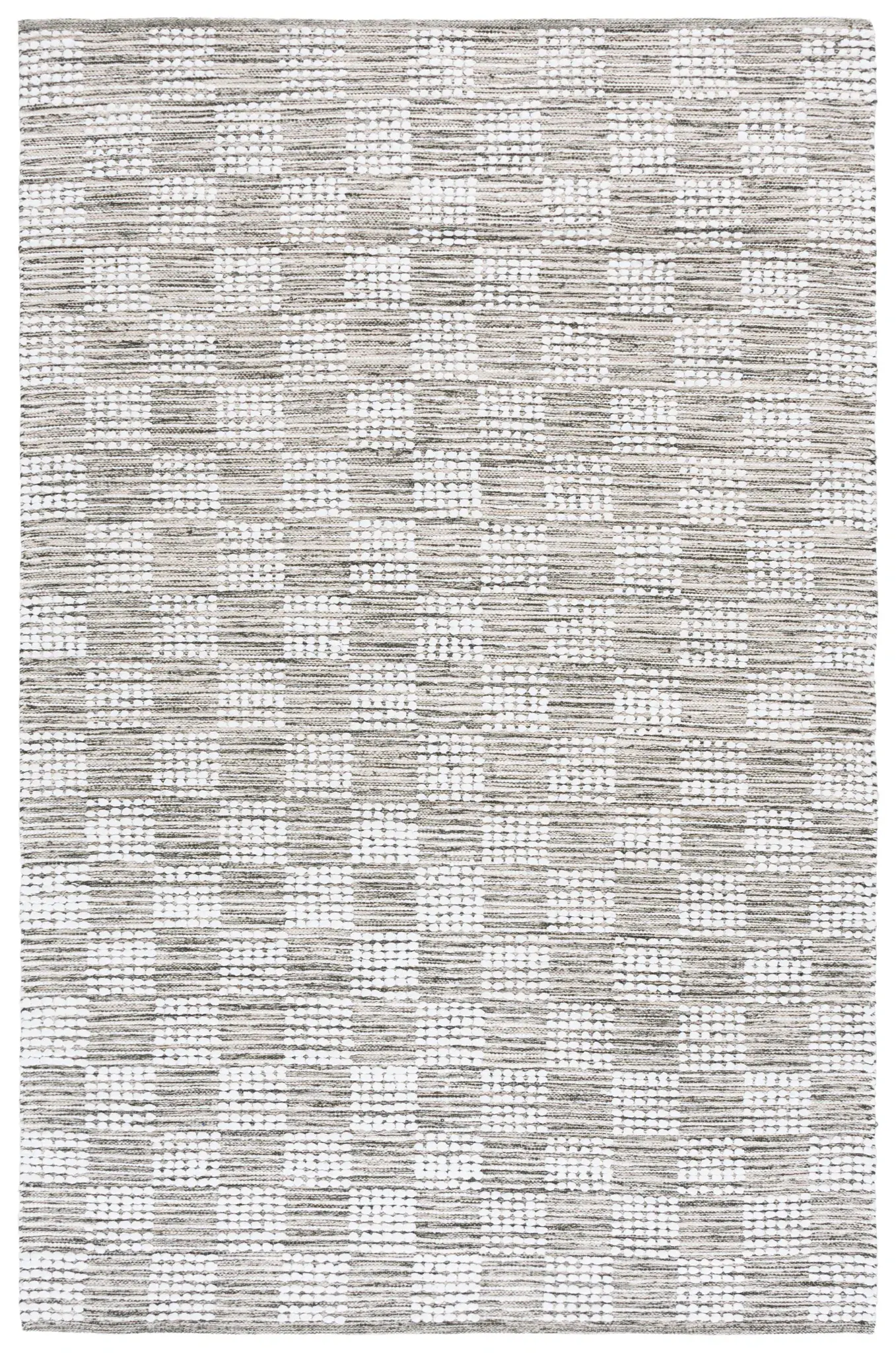 Montauk Checkered Hand-Loomed Cotton Rug