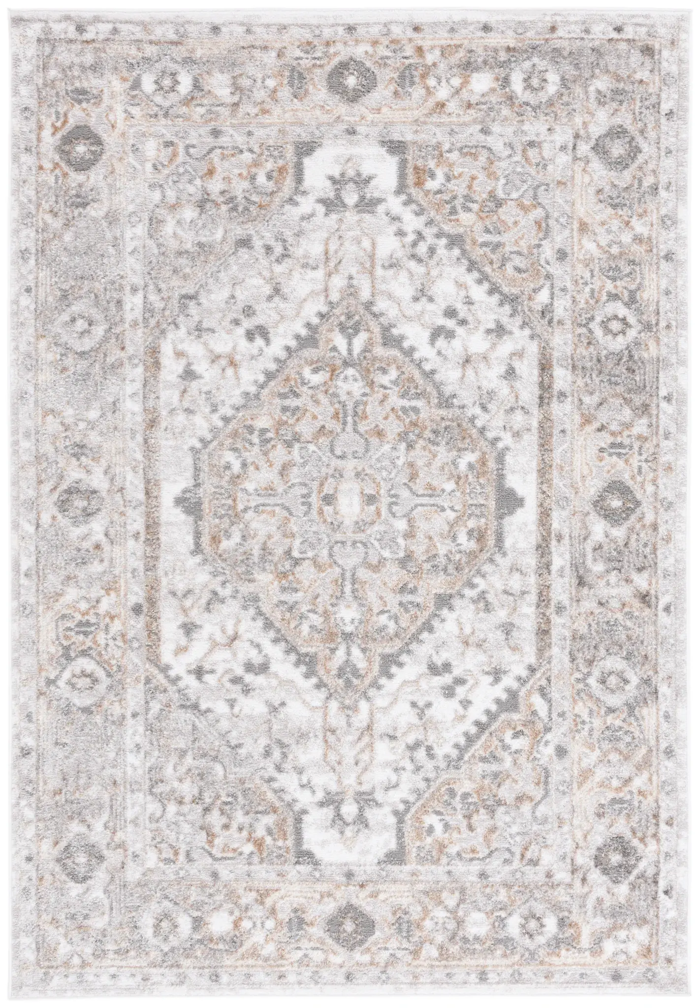 Maya Distressed Medallion Rug