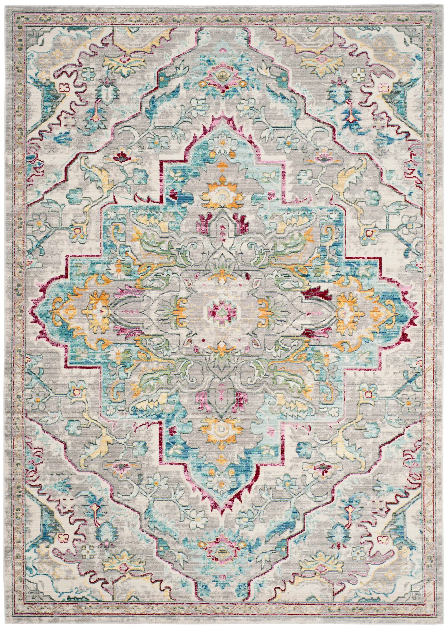 Mystique Distressed Medallion Rug