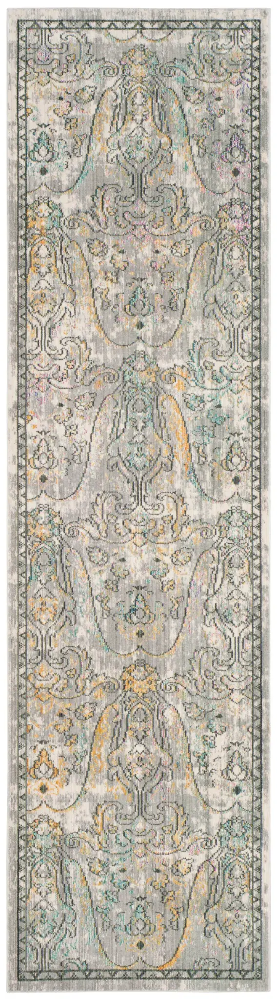 Mystique Faded Damask Rug