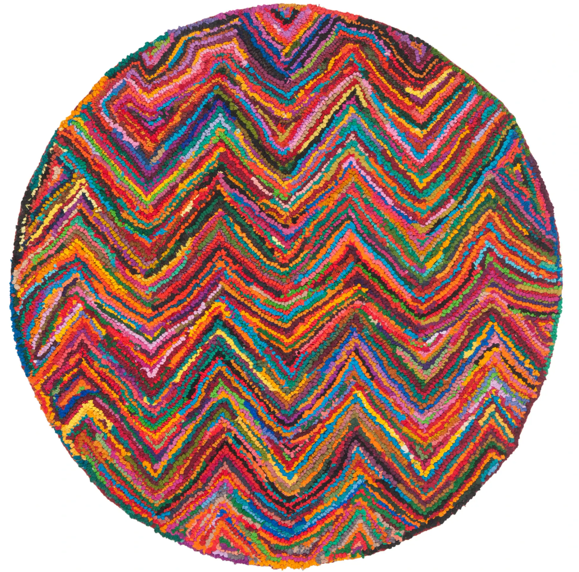 Nantucket Chevron Hand-Tufted Rug