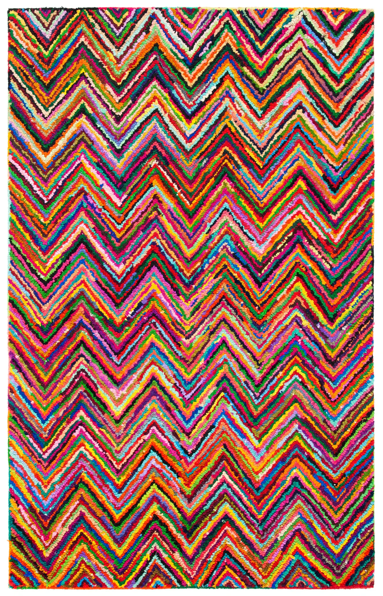 Nantucket Chevron Hand-Tufted Rug