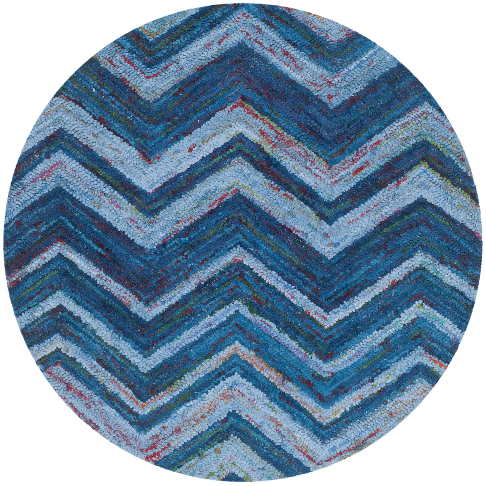 Nantucket Chevron Hand-Tufted Cotton Rug