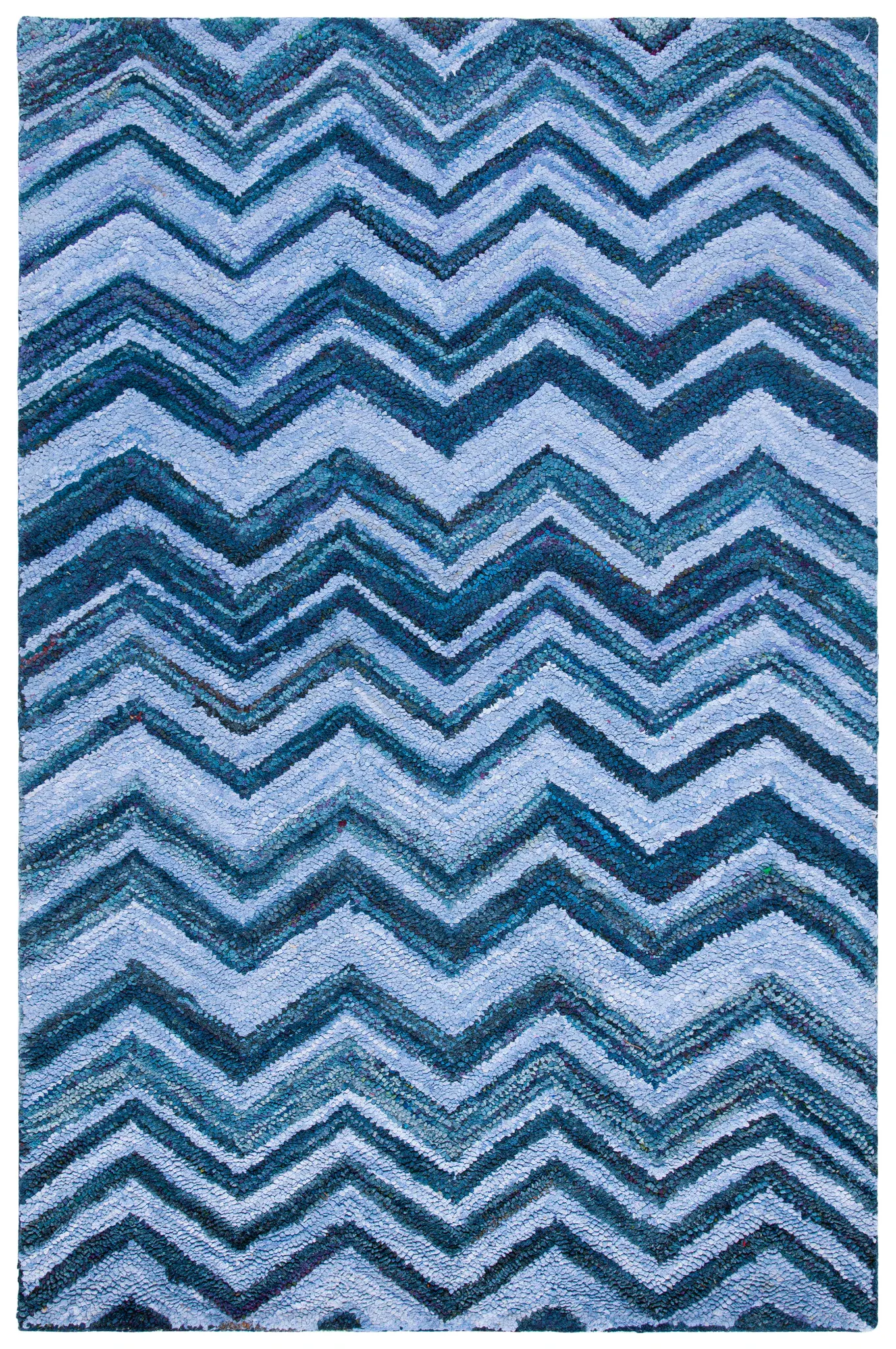 Nantucket Chevron Hand-Tufted Cotton Rug