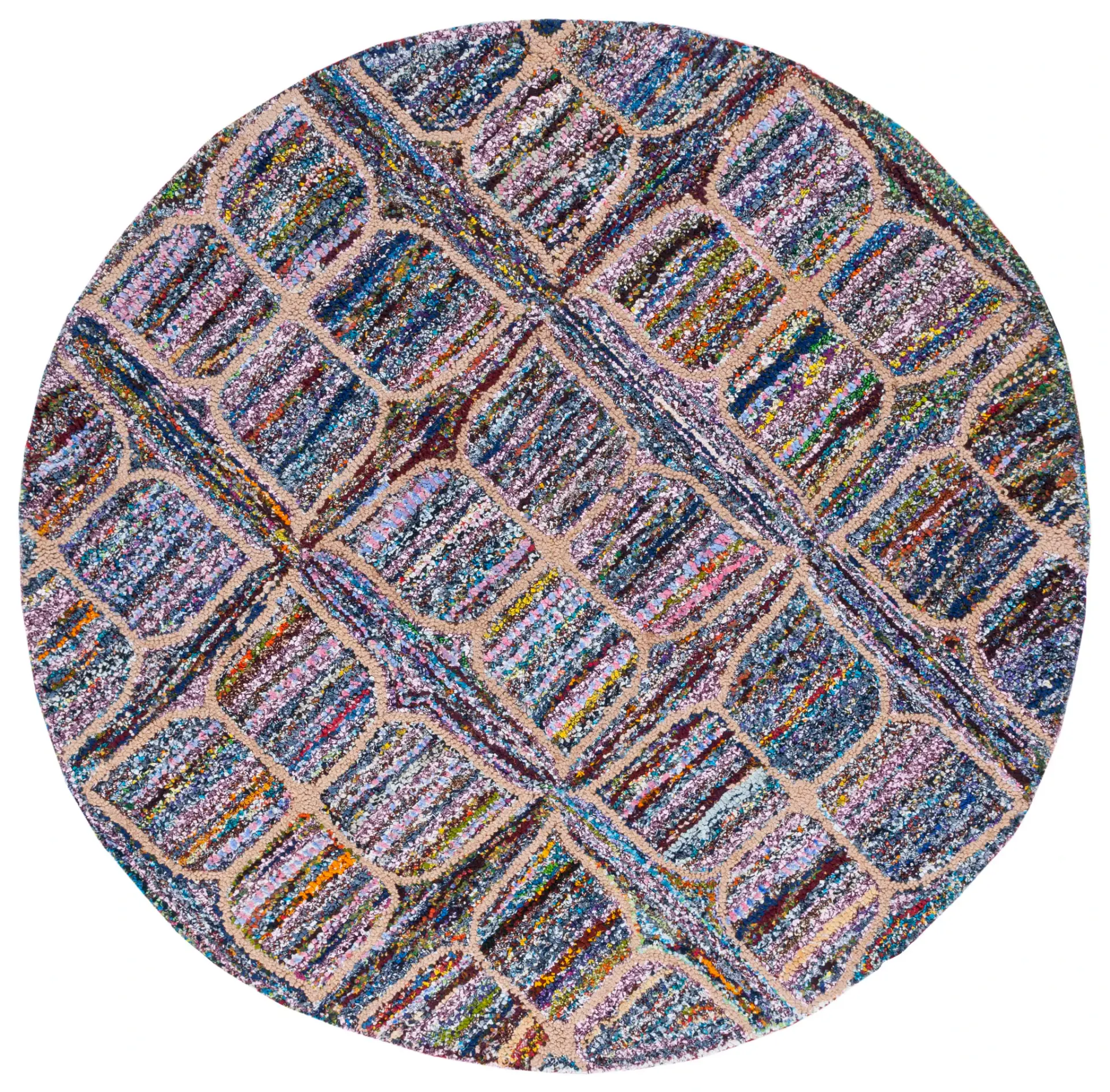 Nantucket Tile Hand-Tufted Rug