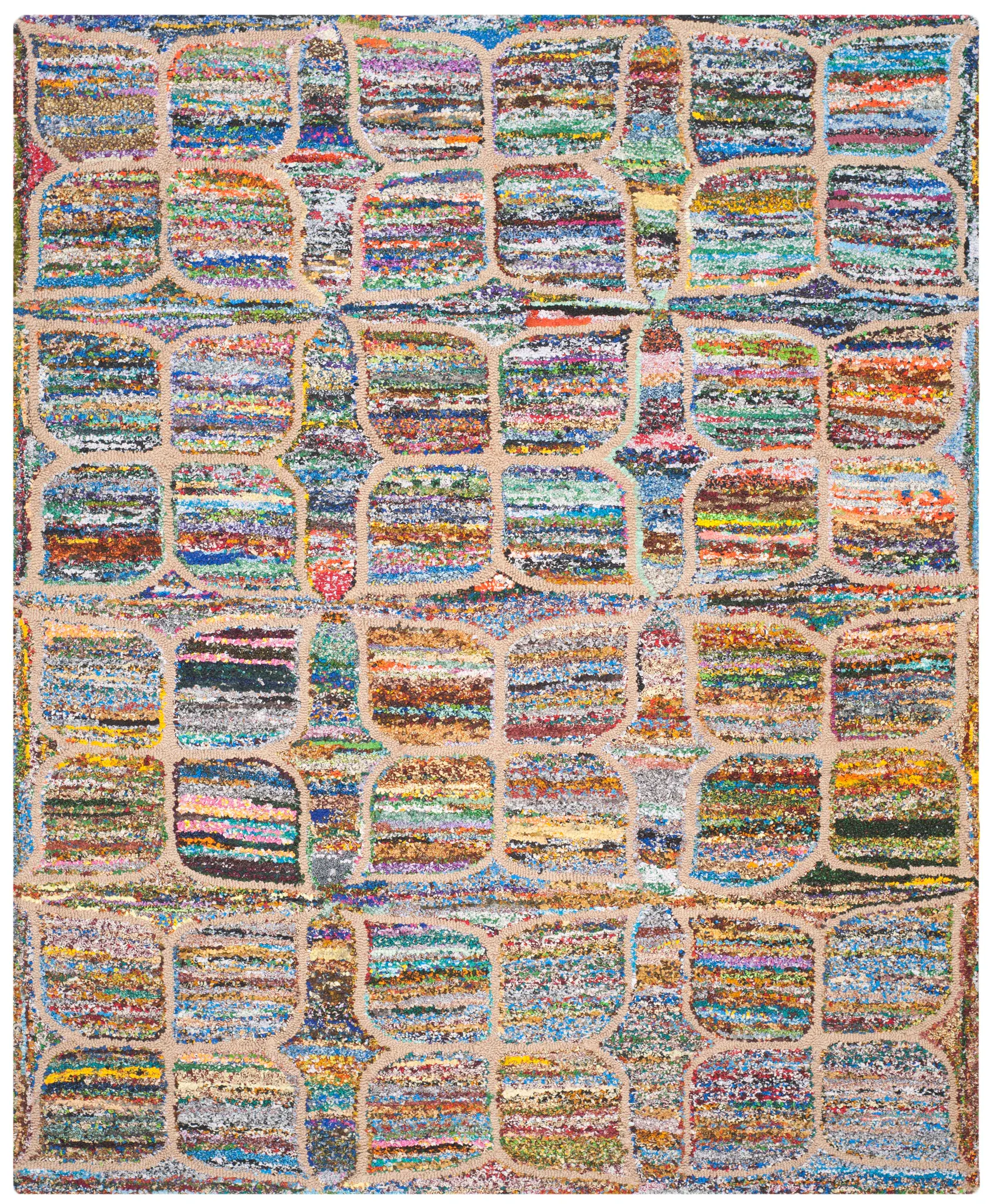 Nantucket Tile Hand-Tufted Rug