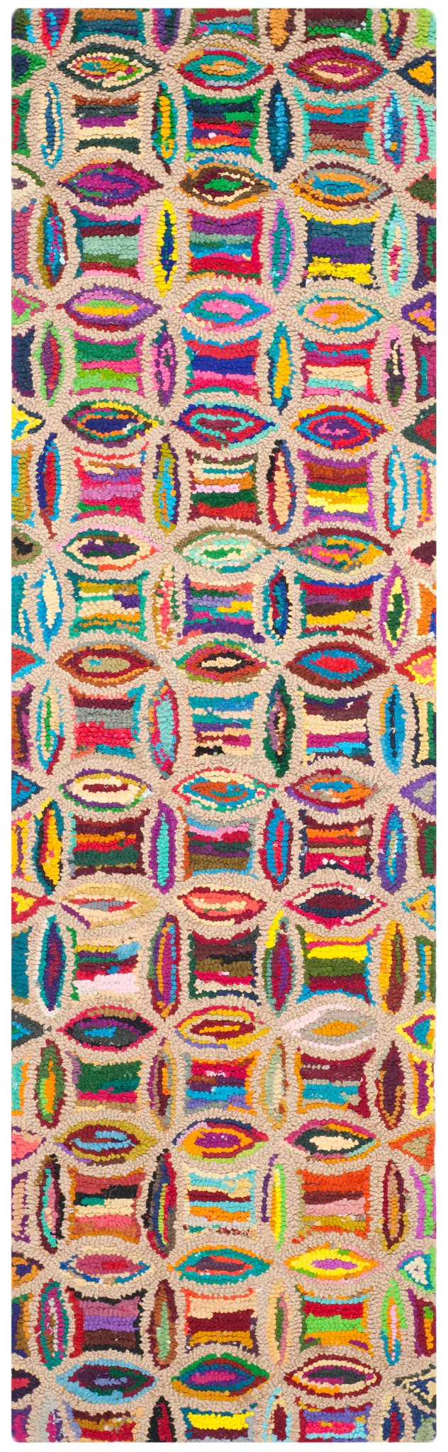 Nantucket Oval Lattice Hand-Tufted Rug