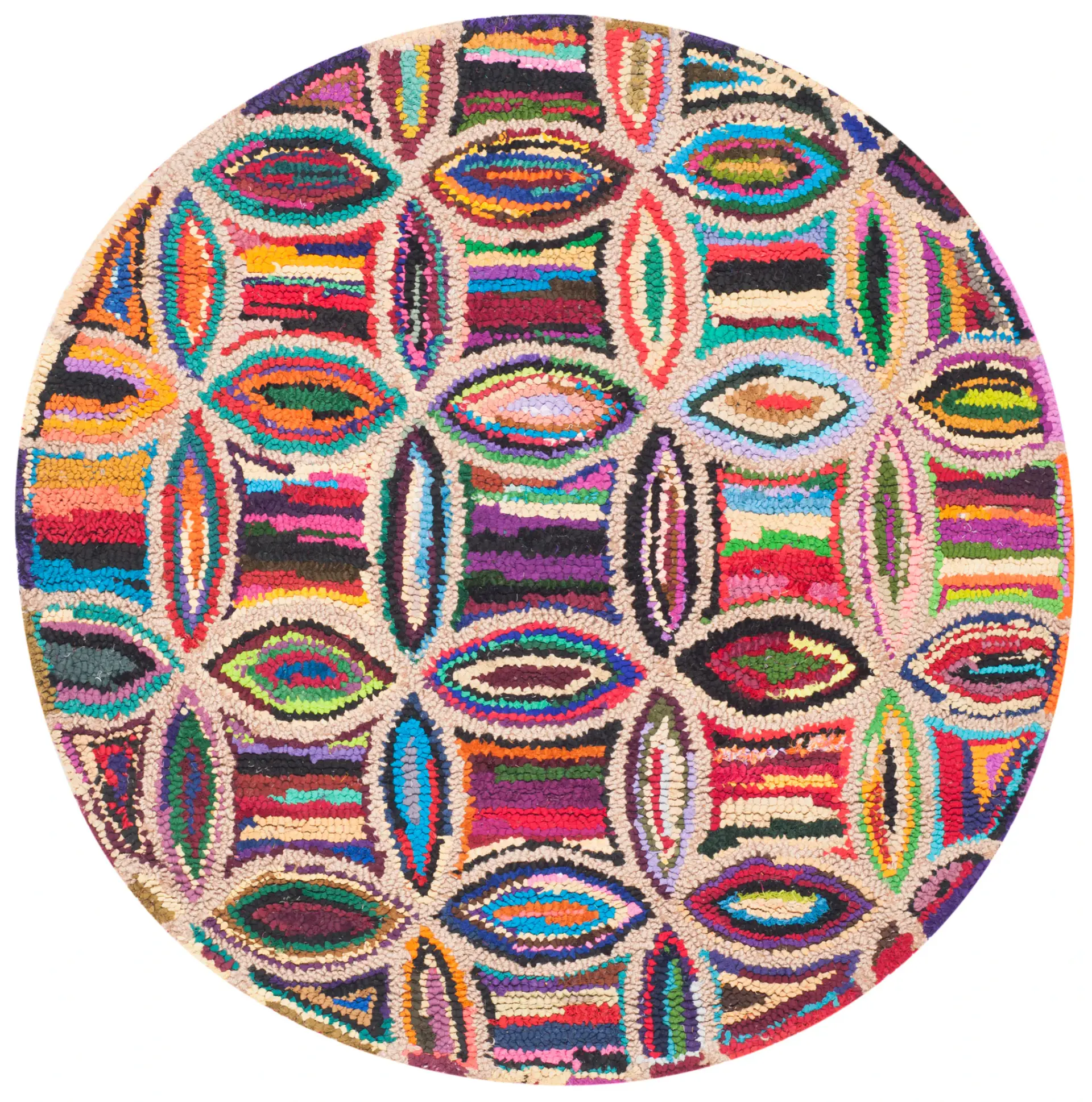 Nantucket Oval Lattice Hand-Tufted Rug